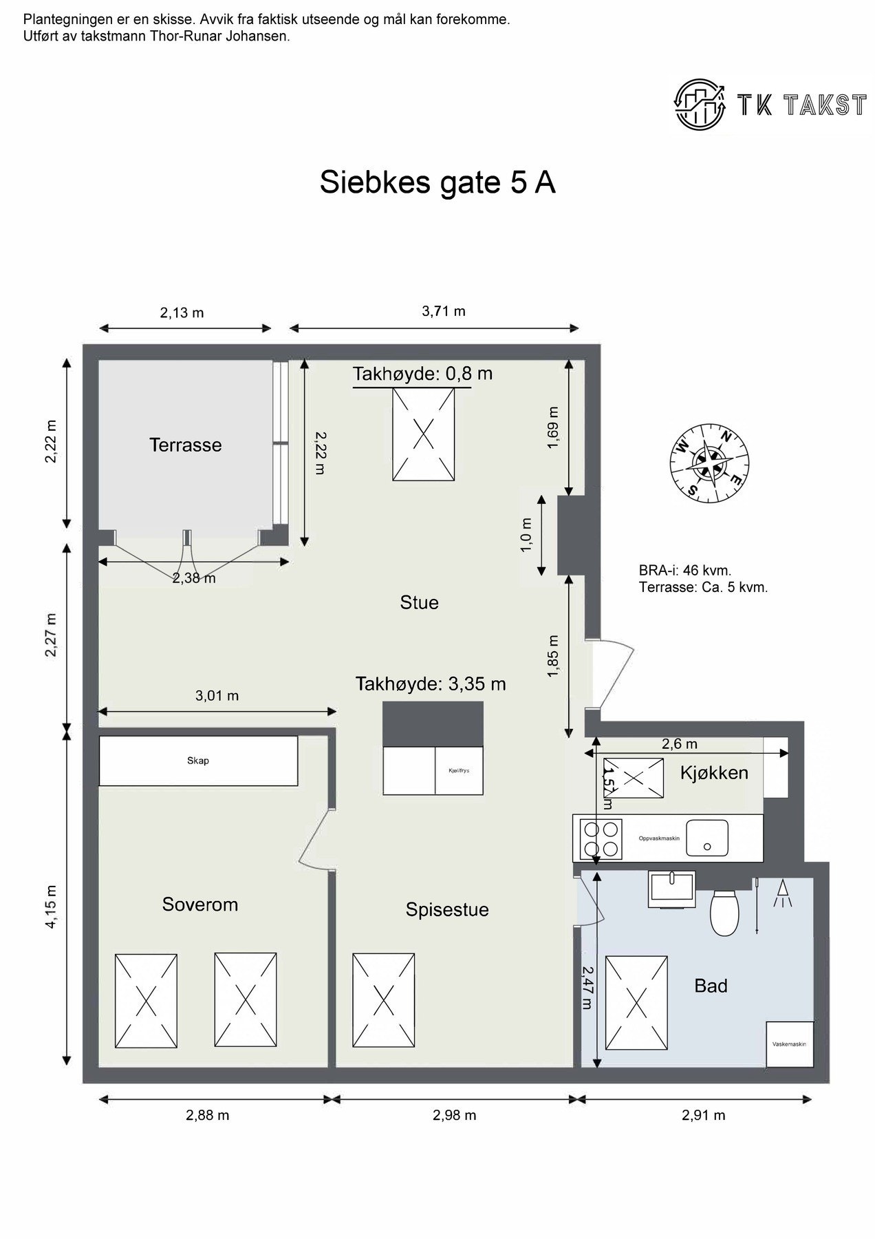 Plantegning Galleribilde