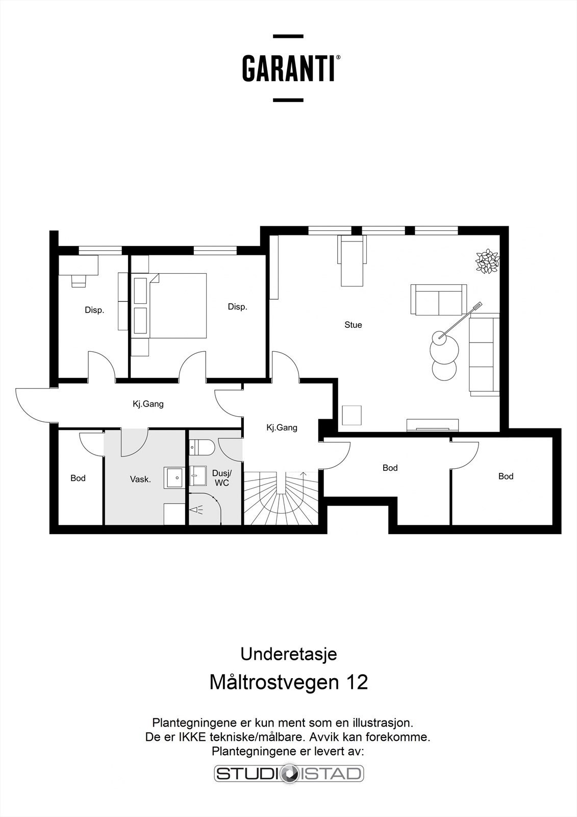 Plantegning Galleribilde