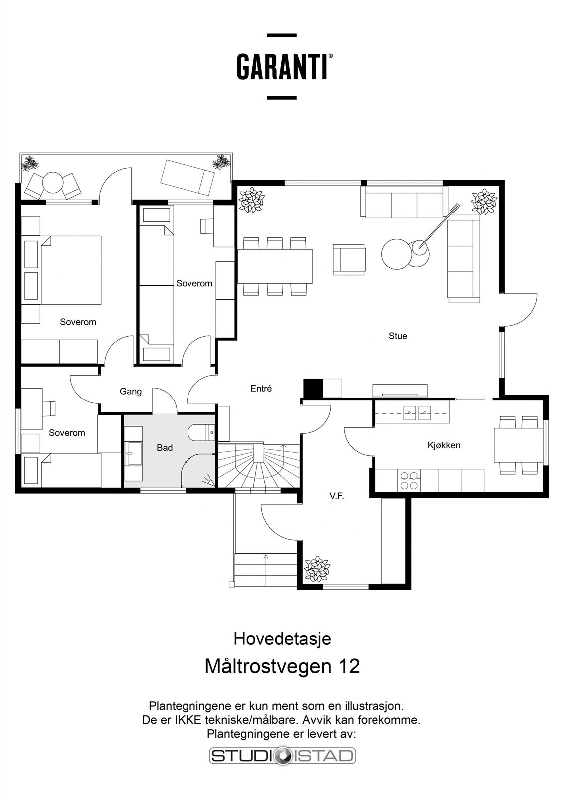 Plantegning Galleribilde
