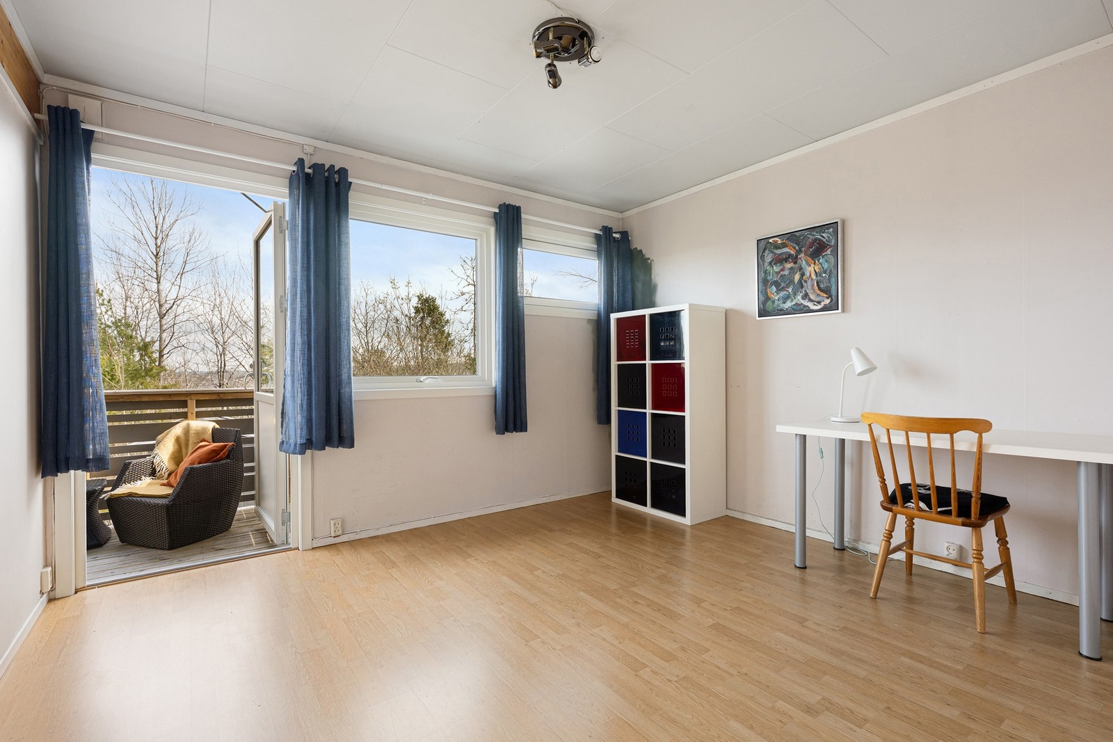 Soverom nr.3, med utgang til en balkong på ca 7 kvm. Galleribilde