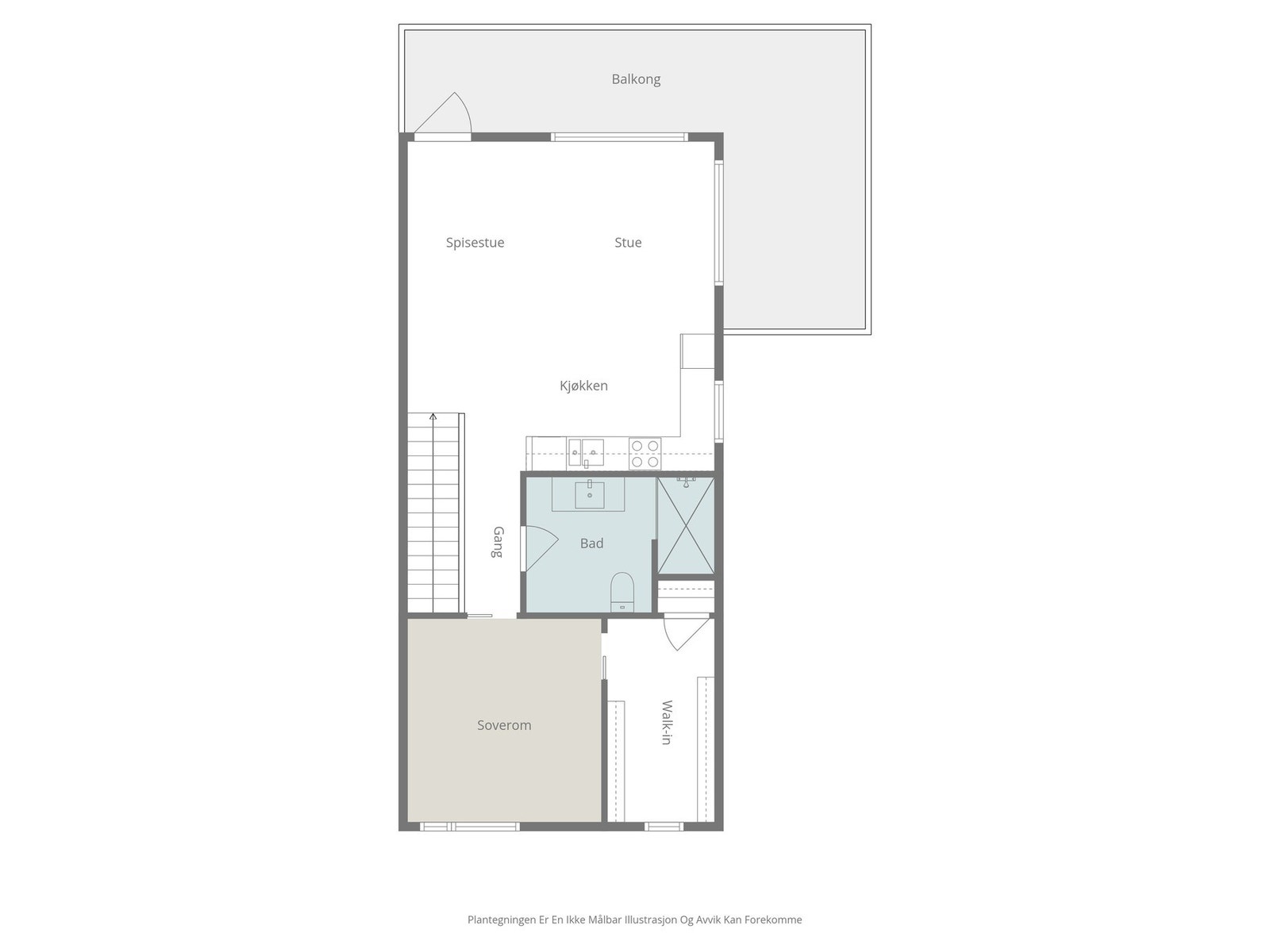 Plantegning 2. etasje Galleribilde