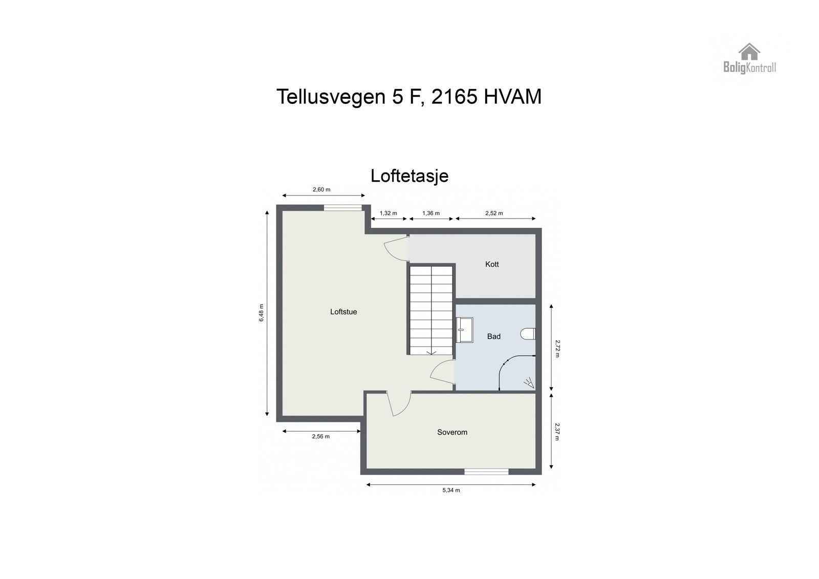 Plantegning 2. Etasje. Galleribilde