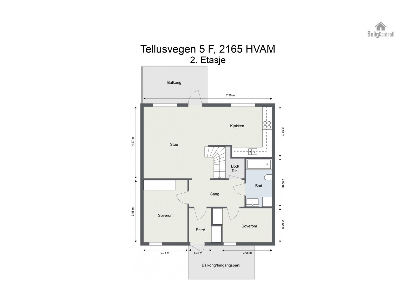 Plantegning 2. Etasje. Galleribilde