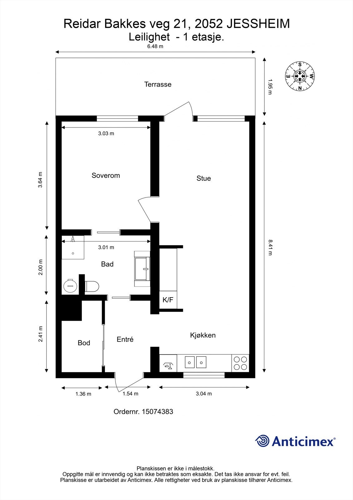 Plantegning Galleribilde