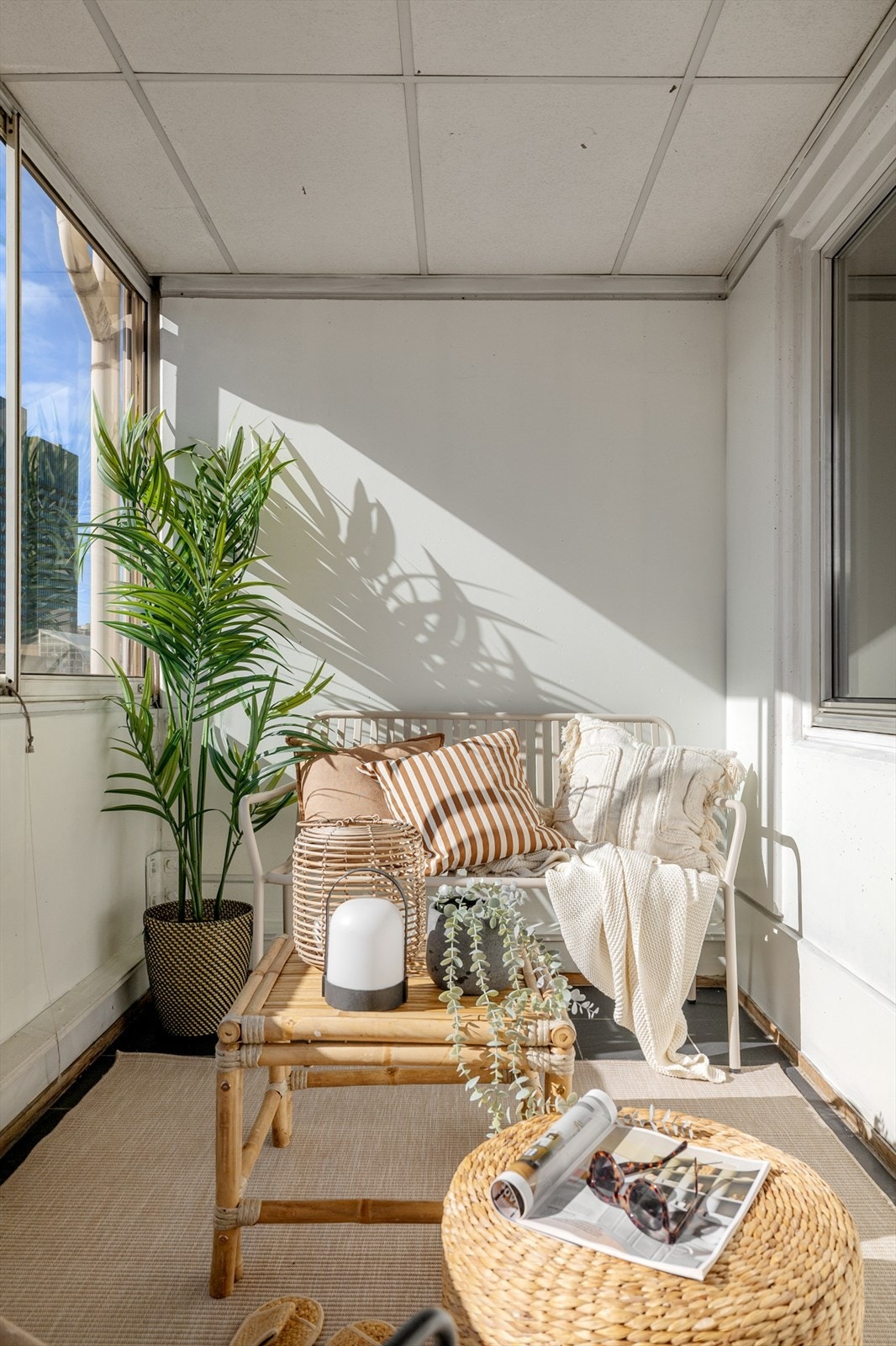 Her har du god plass til utemøblement. Galleribilde