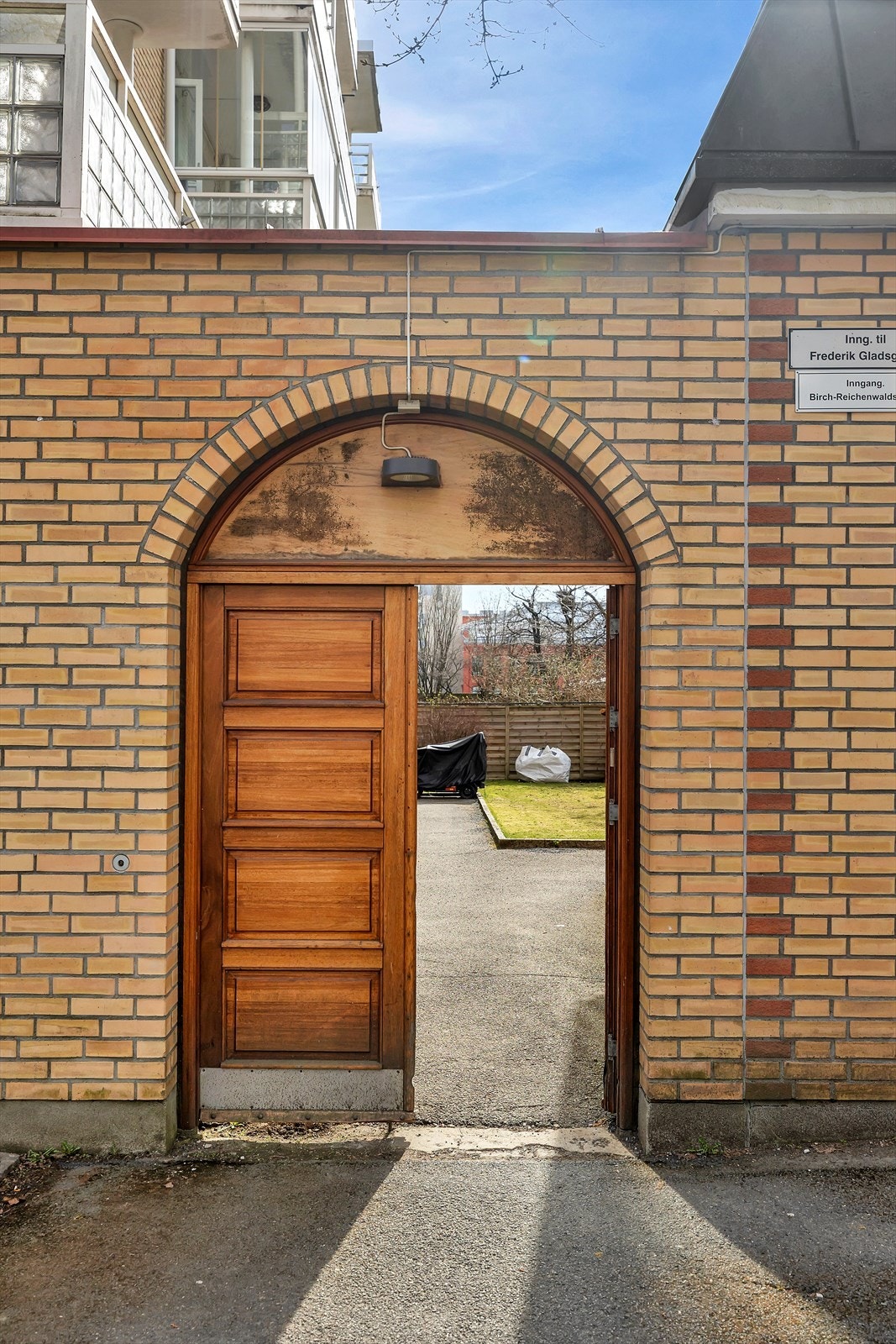 Inngangsparti til fellesarealer. Galleribilde