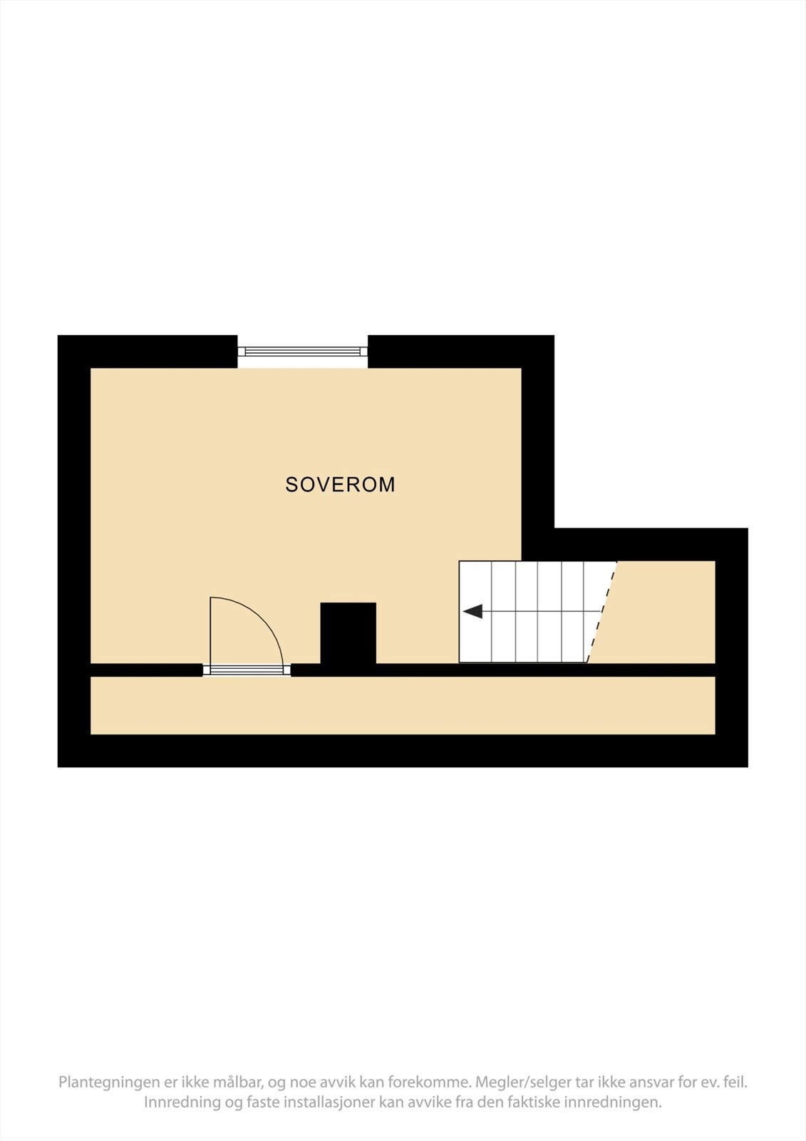 Plantegning loft. Galleribilde