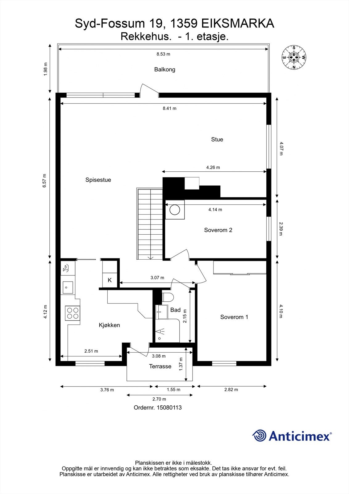 Plantegning - 1. etasje Galleribilde