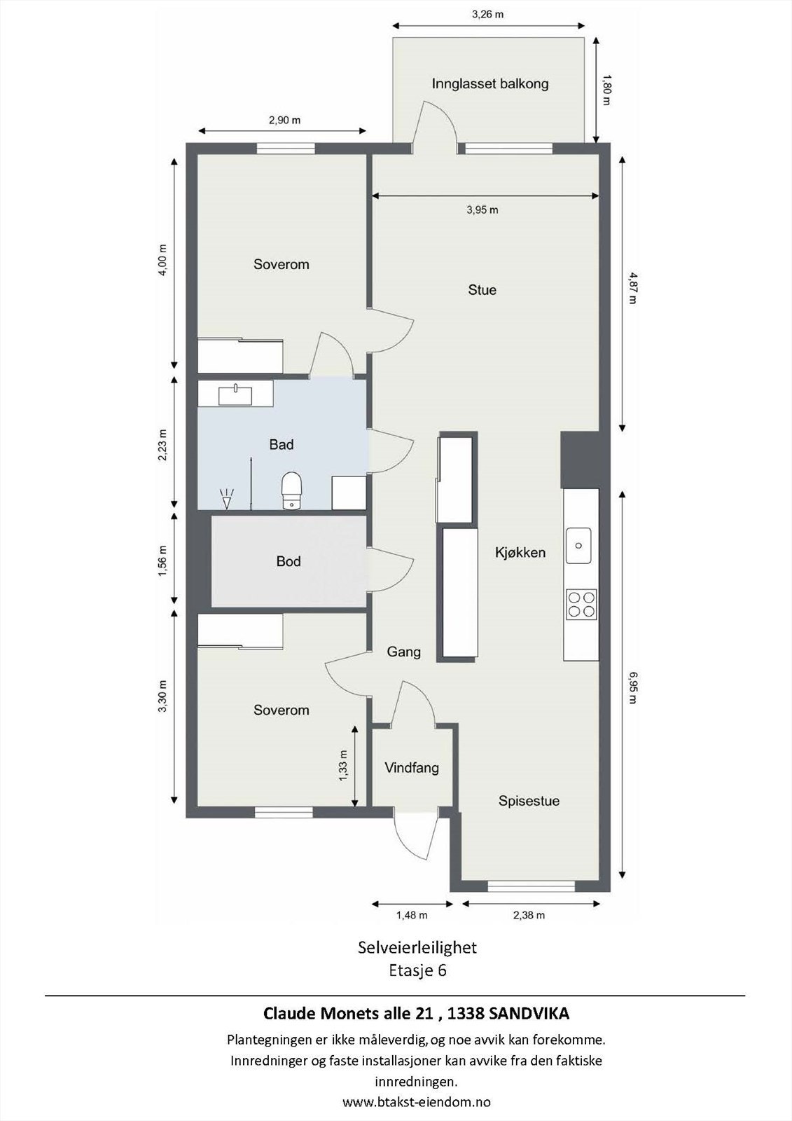 Plantegning Galleribilde