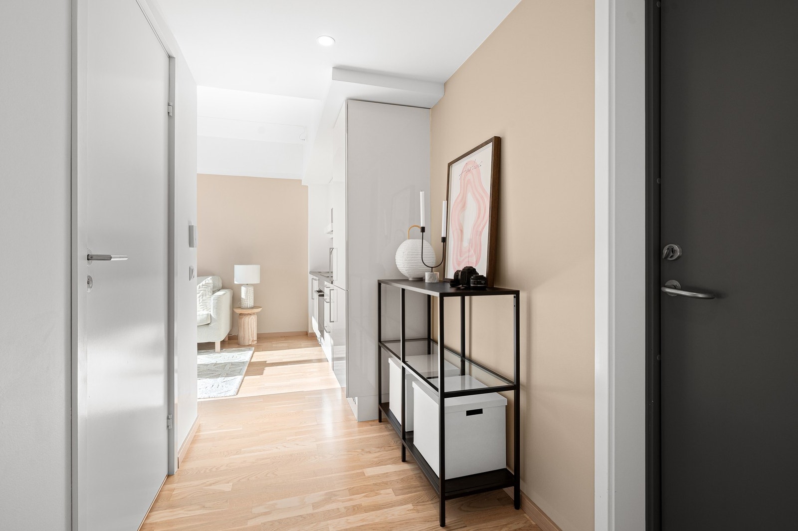 Flott entrè på 4 kvadratmeter. Galleribilde