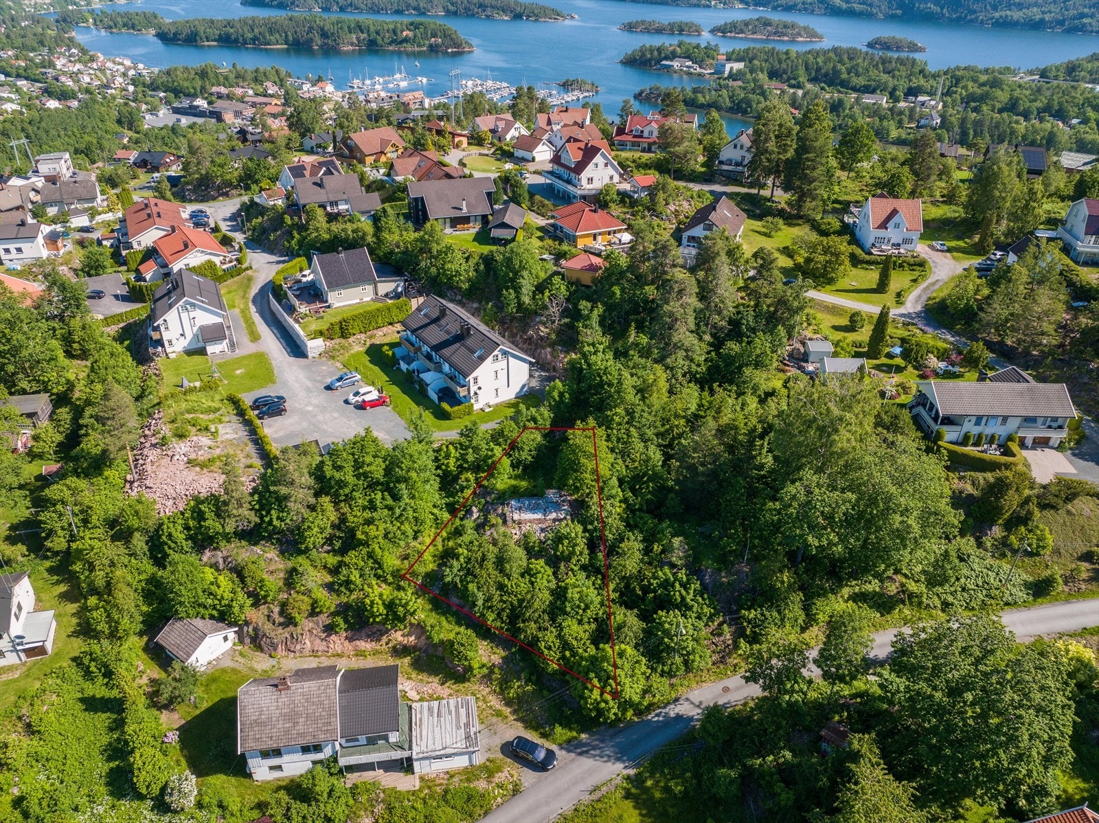 tomt Cæsarbakken ca grenser Galleribilde