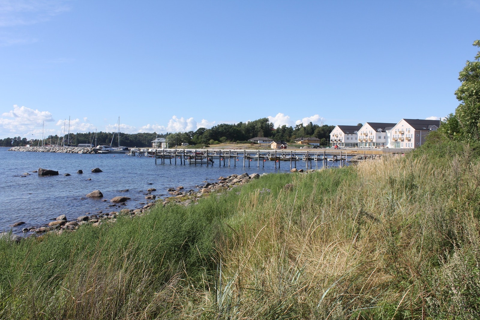 Støtvig Hotel sett fra vannet. Galleribilde