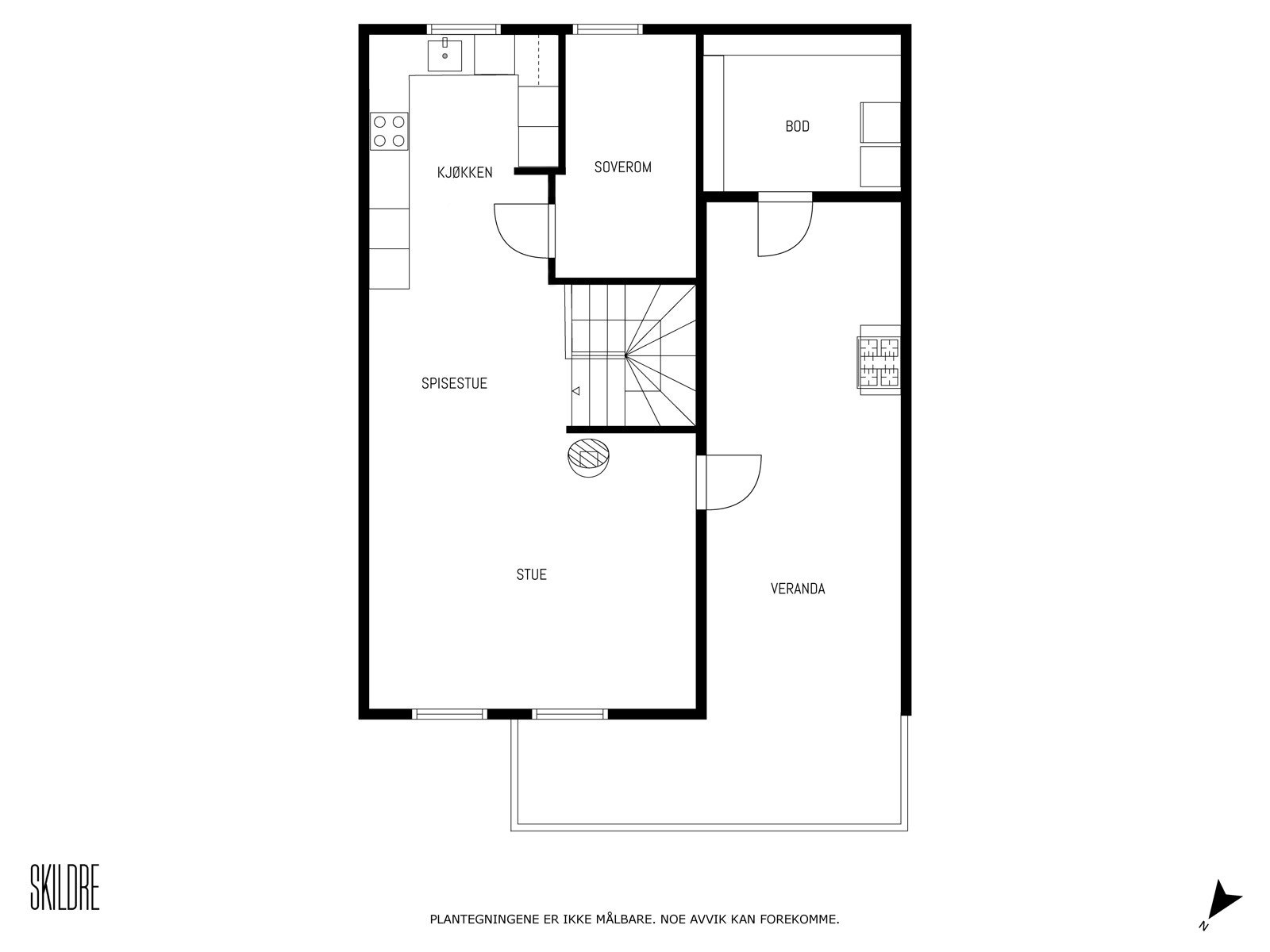Plantegning Galleribilde