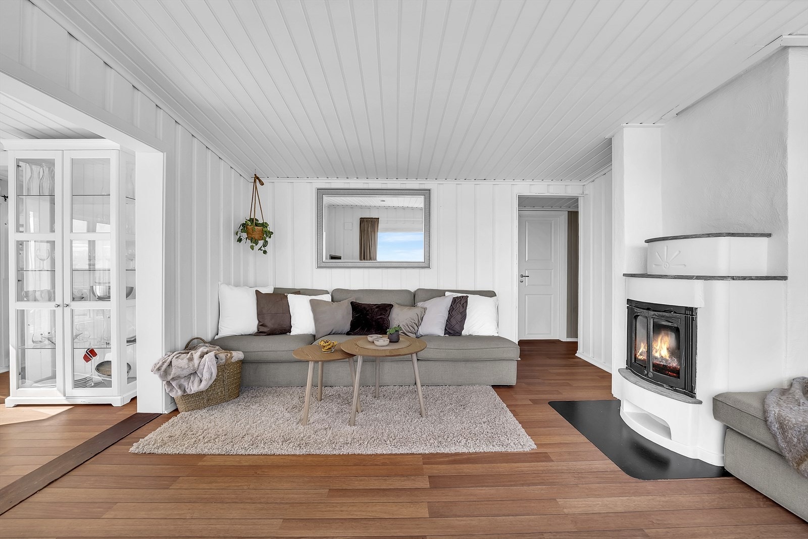 Stuen har plass til flere soner. Galleribilde
