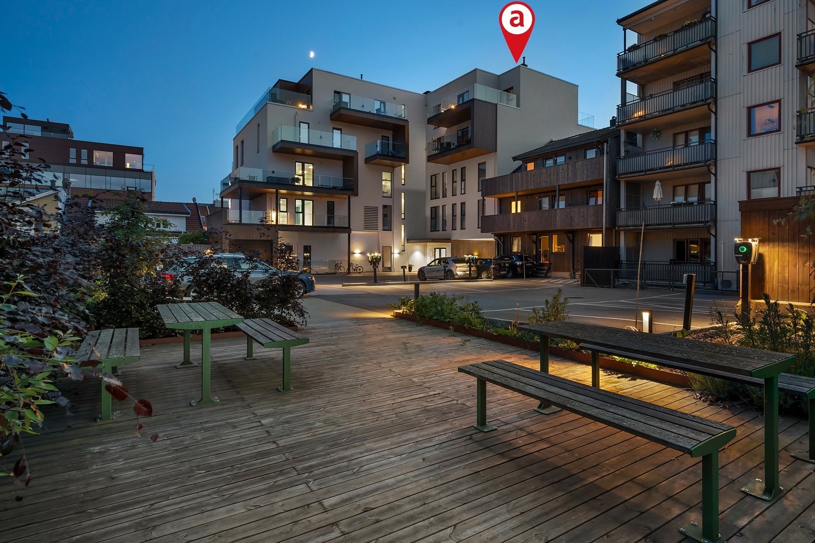 Mulighet for kjøp av parkeringsplass i bakgård Galleribilde