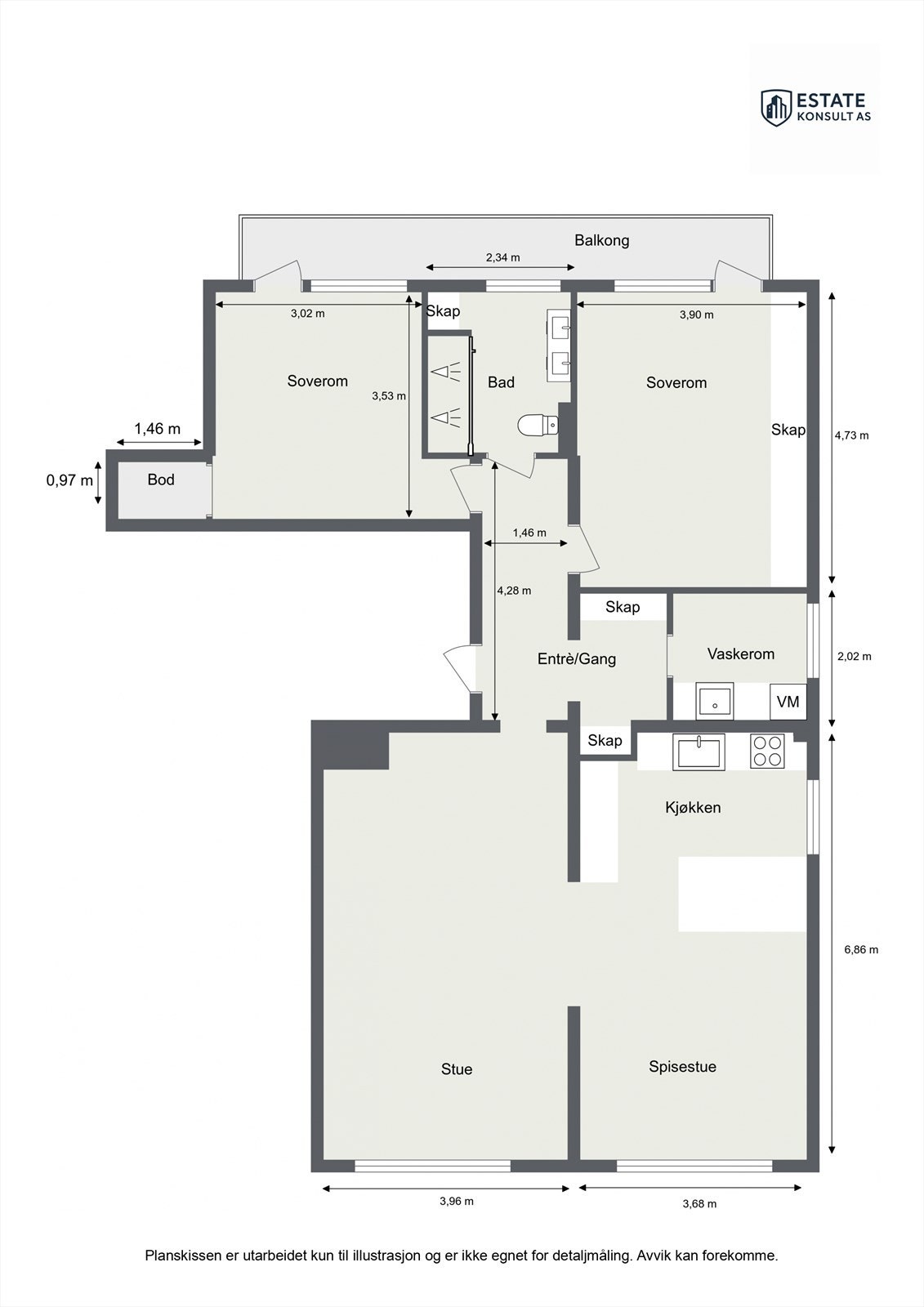 Plantegning Galleribilde