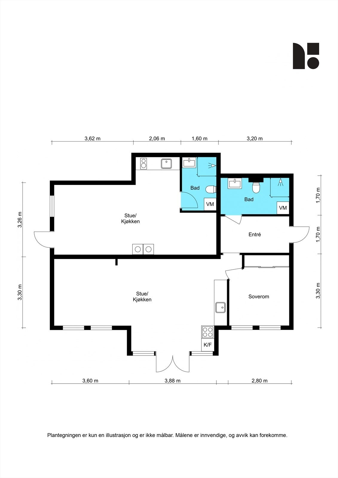 Plantegning u.etasje Galleribilde