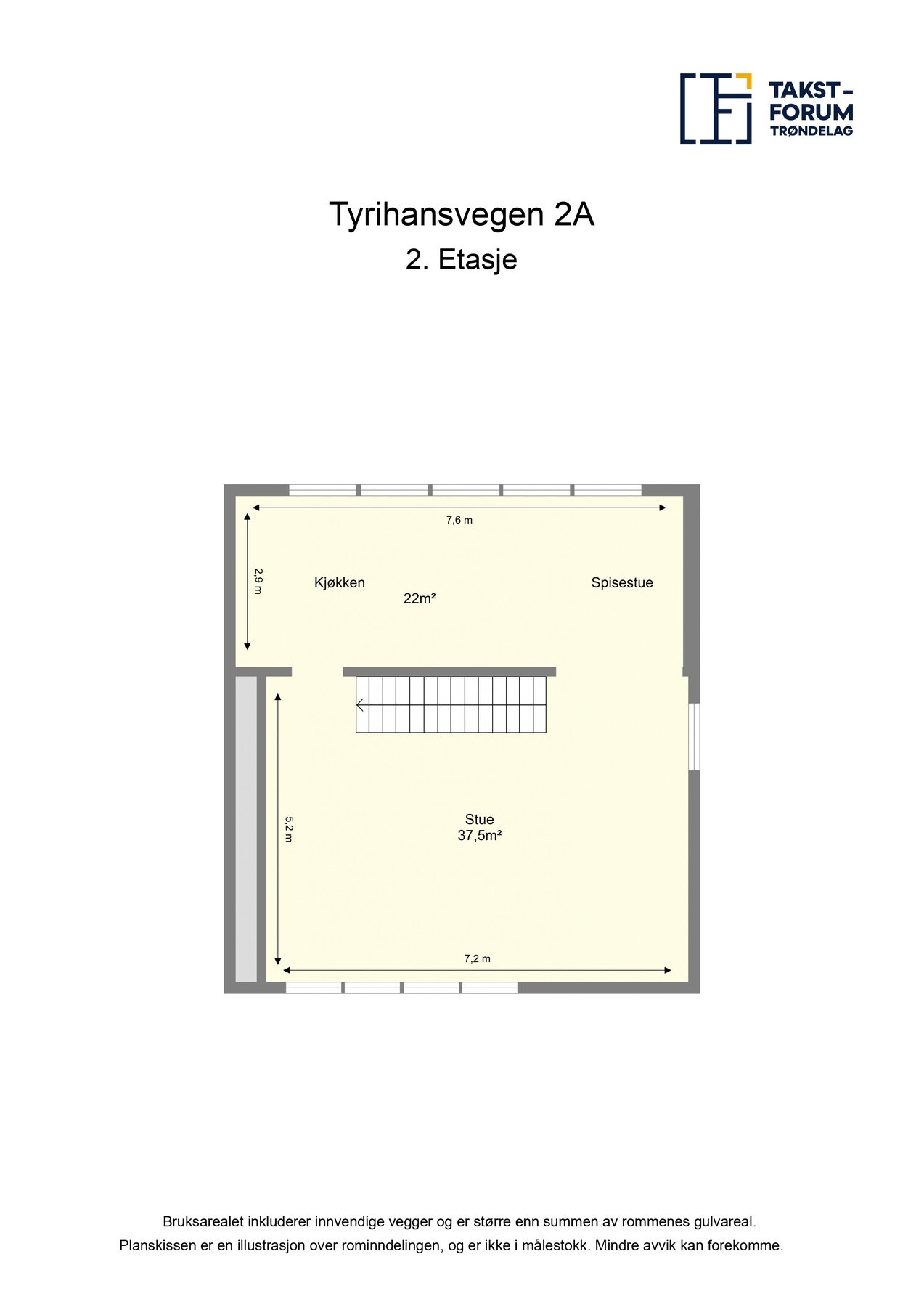 Plantegning 2.etasje. Galleribilde