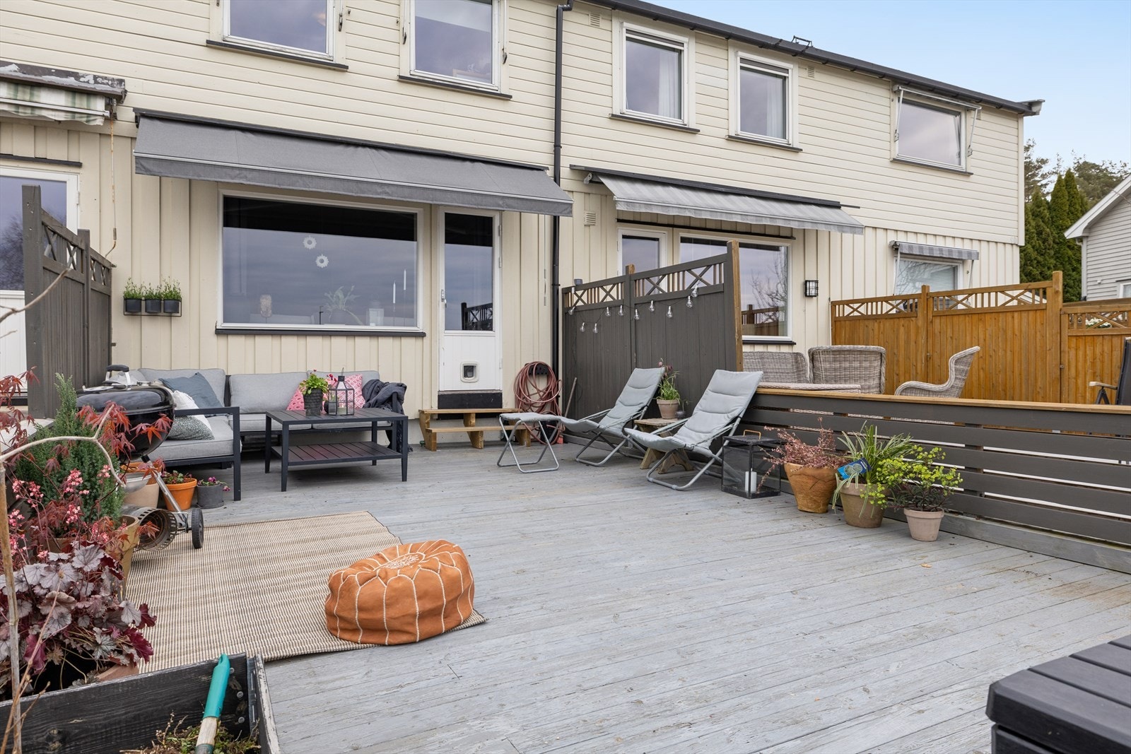 Markterrasse på ca 33 m². Galleribilde