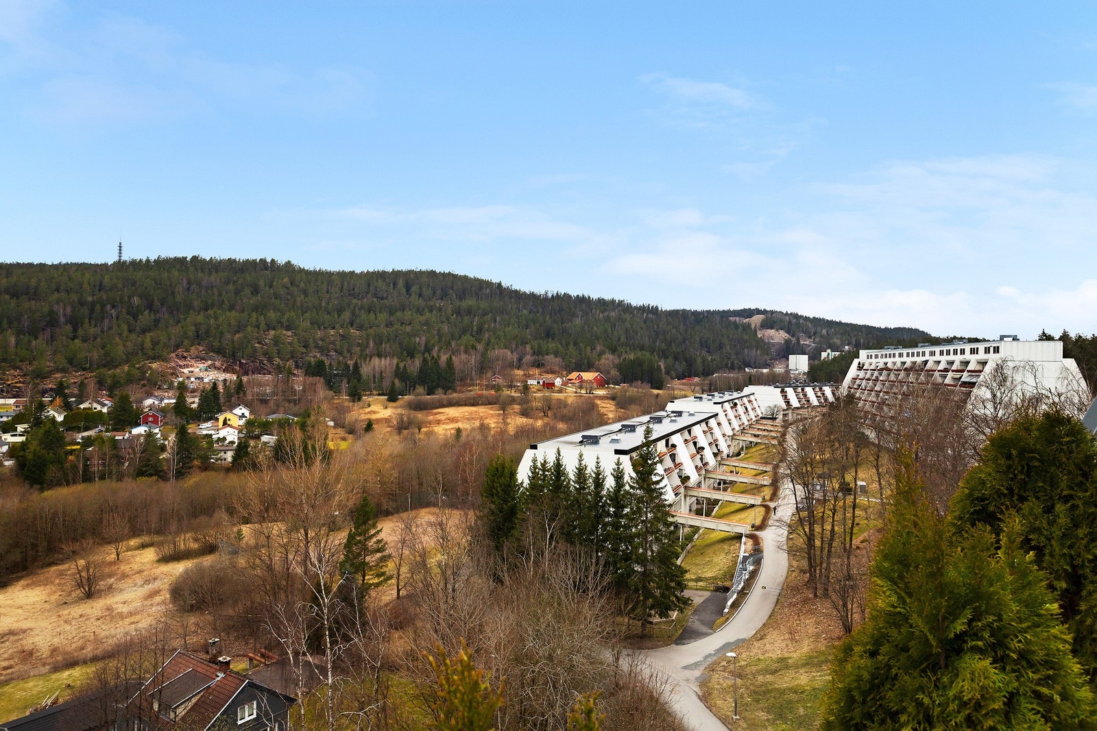Utsikten fra balkongen. Galleribilde