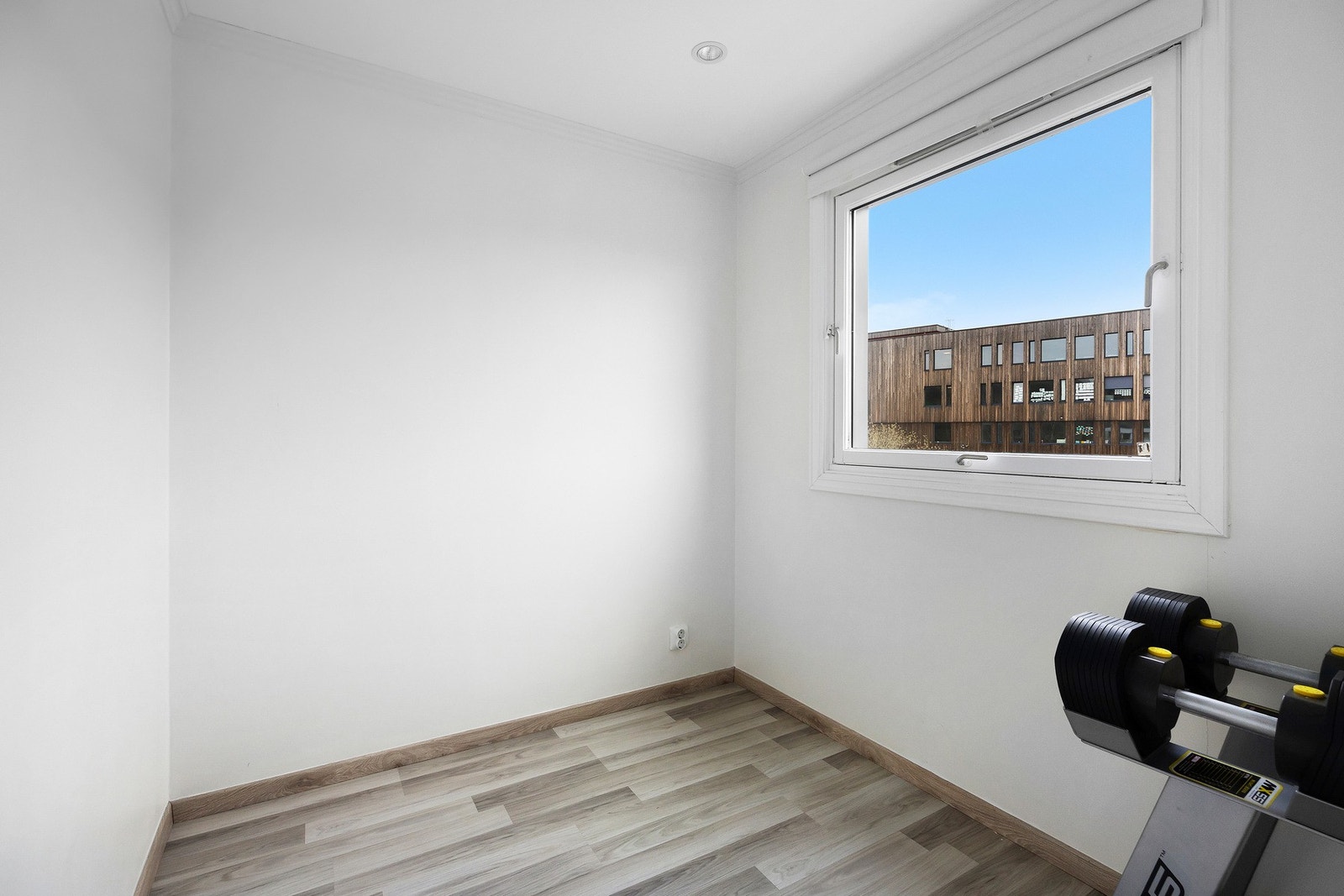 Soverom som i dag benyttes som treningsrom. Galleribilde