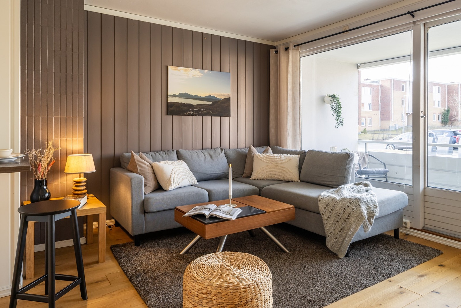 Her er man sentralt med ca. 15 min gange til NTNU, og samtidig tilbaketrukket i et veletablert strøk. Galleribilde