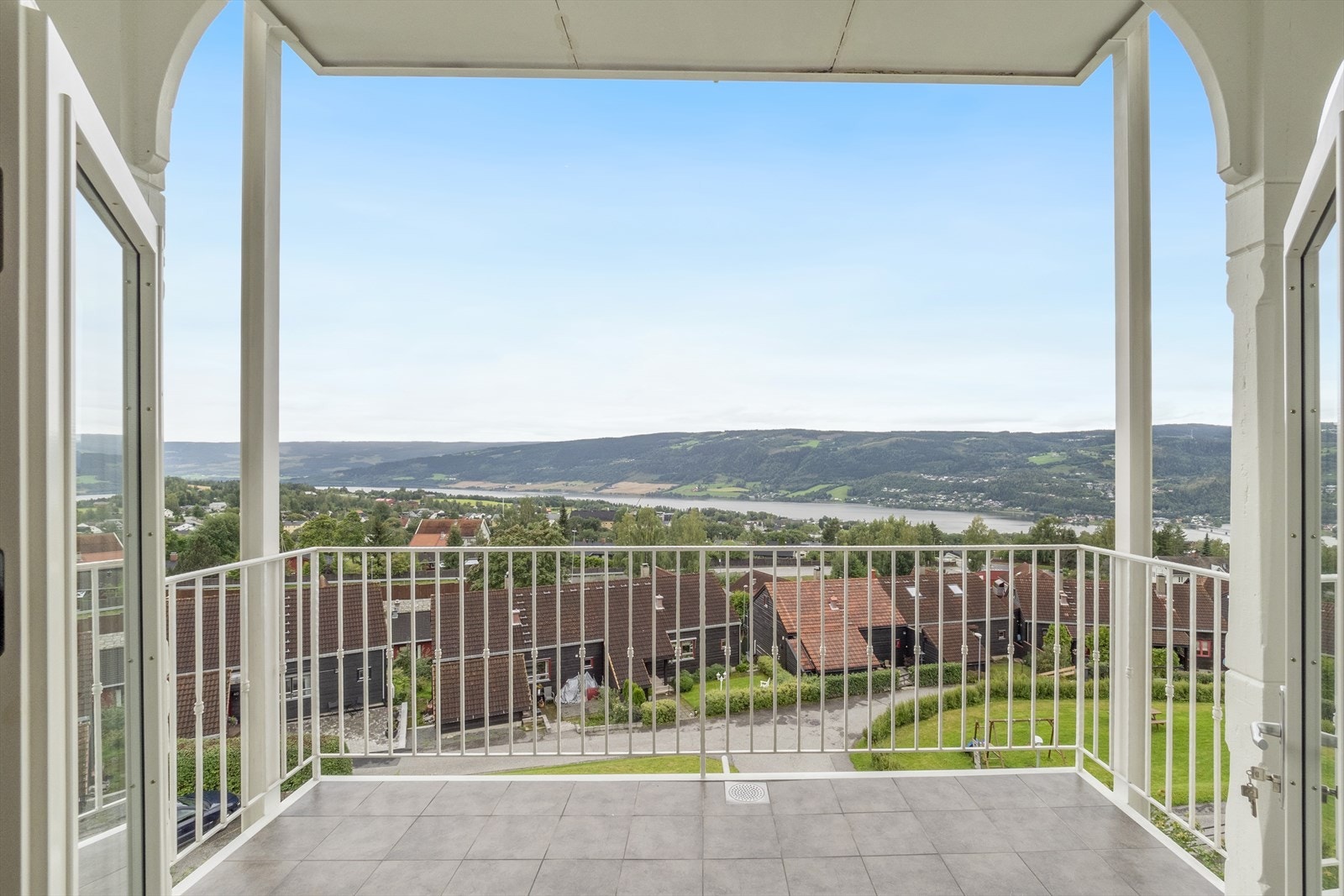 God solgang på verandaen Galleribilde
