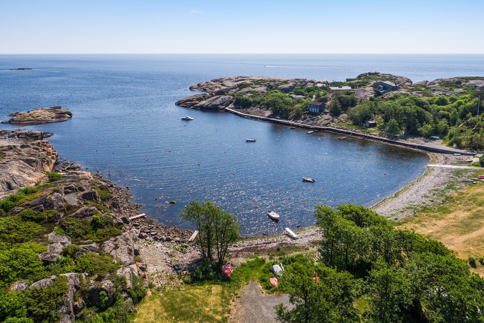Badested med 5 minutter gåavstand fra hytta Galleribilde