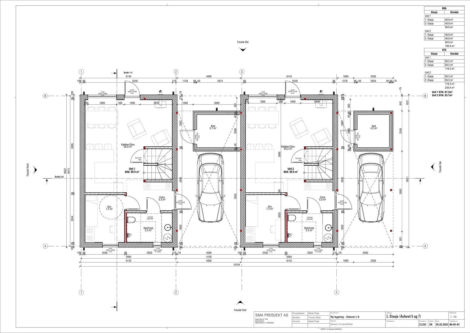 Plantegning 1.etasje Galleribilde