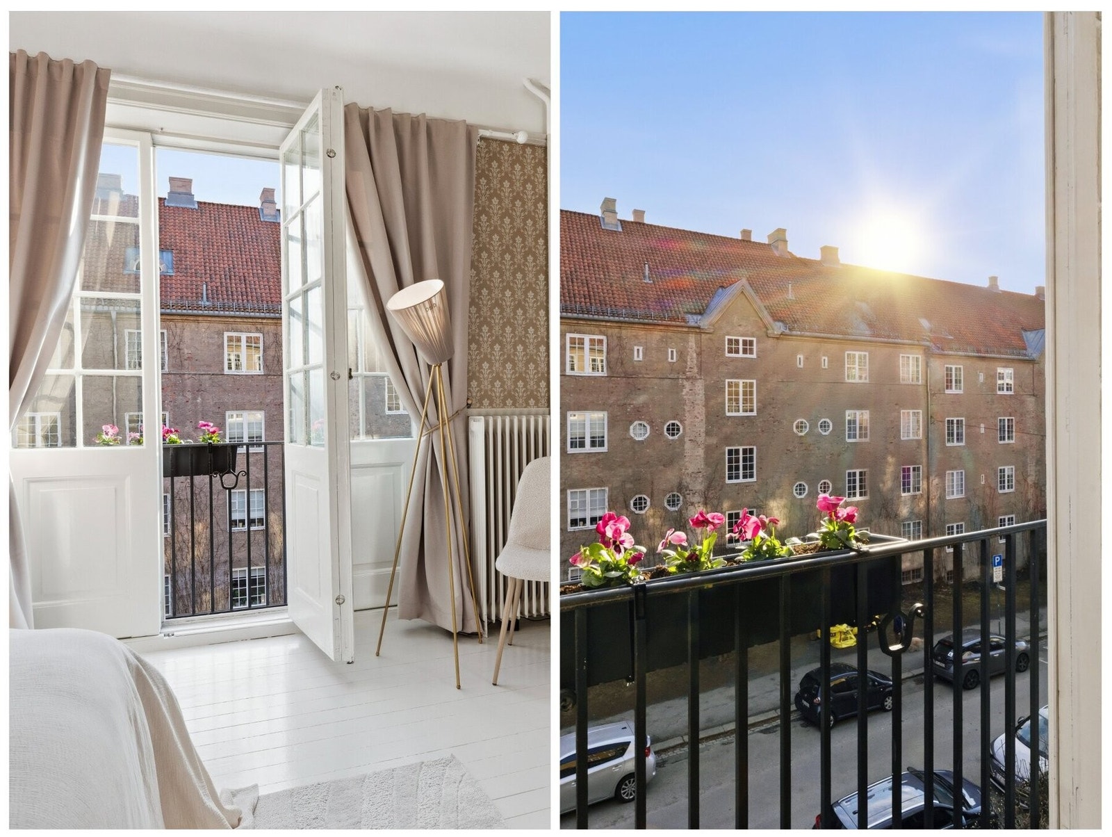 Her er det også en fransk balkong. Galleribilde