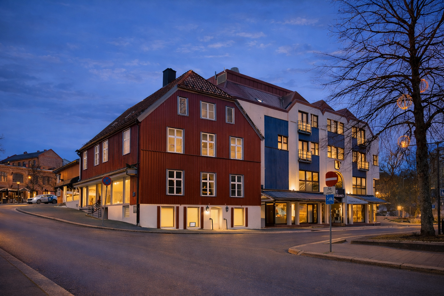 Velkommen til Skoggata 2! Bilde er AI generert. Galleribilde