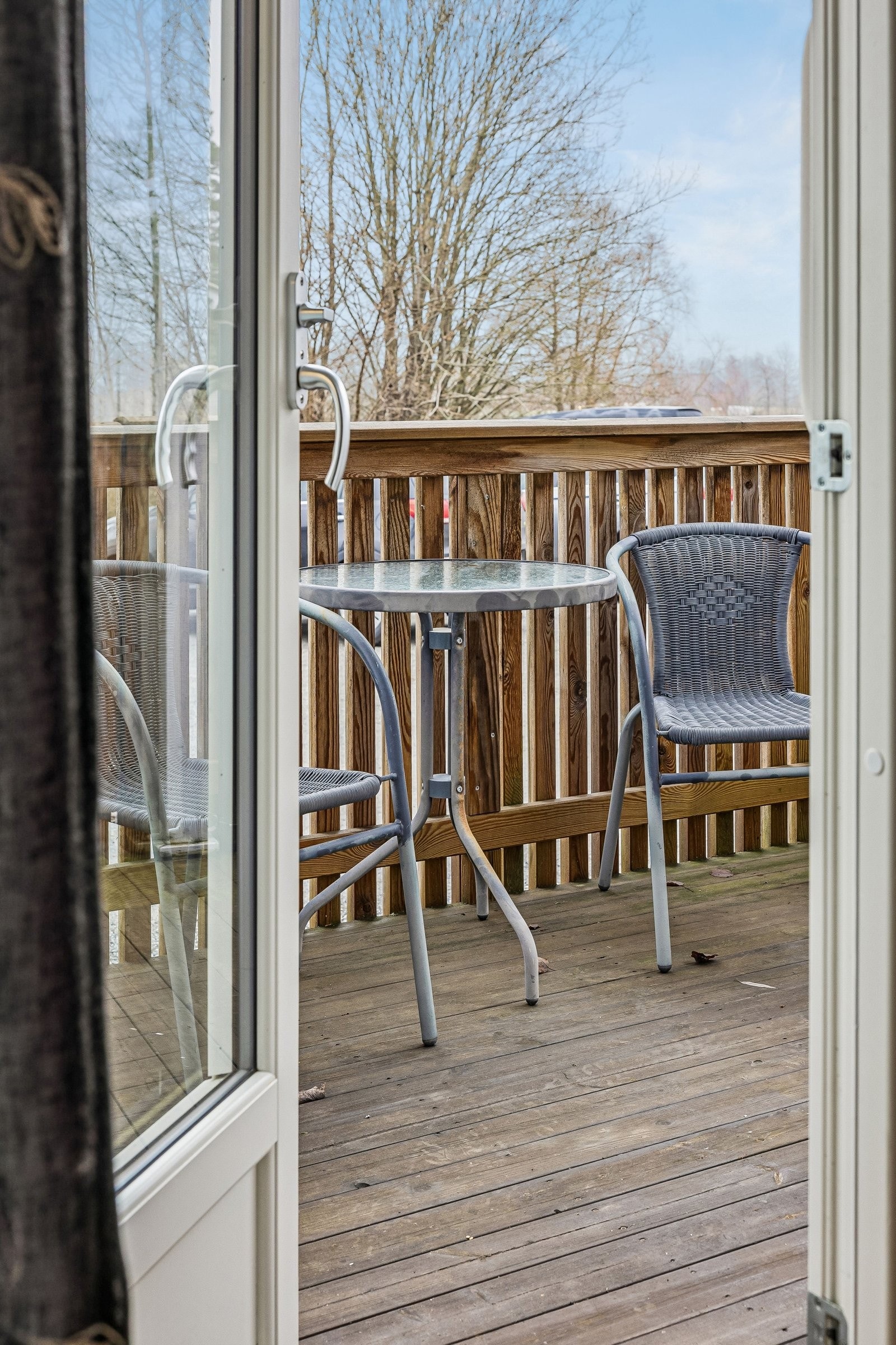 Hyggelig terrasse. Galleribilde