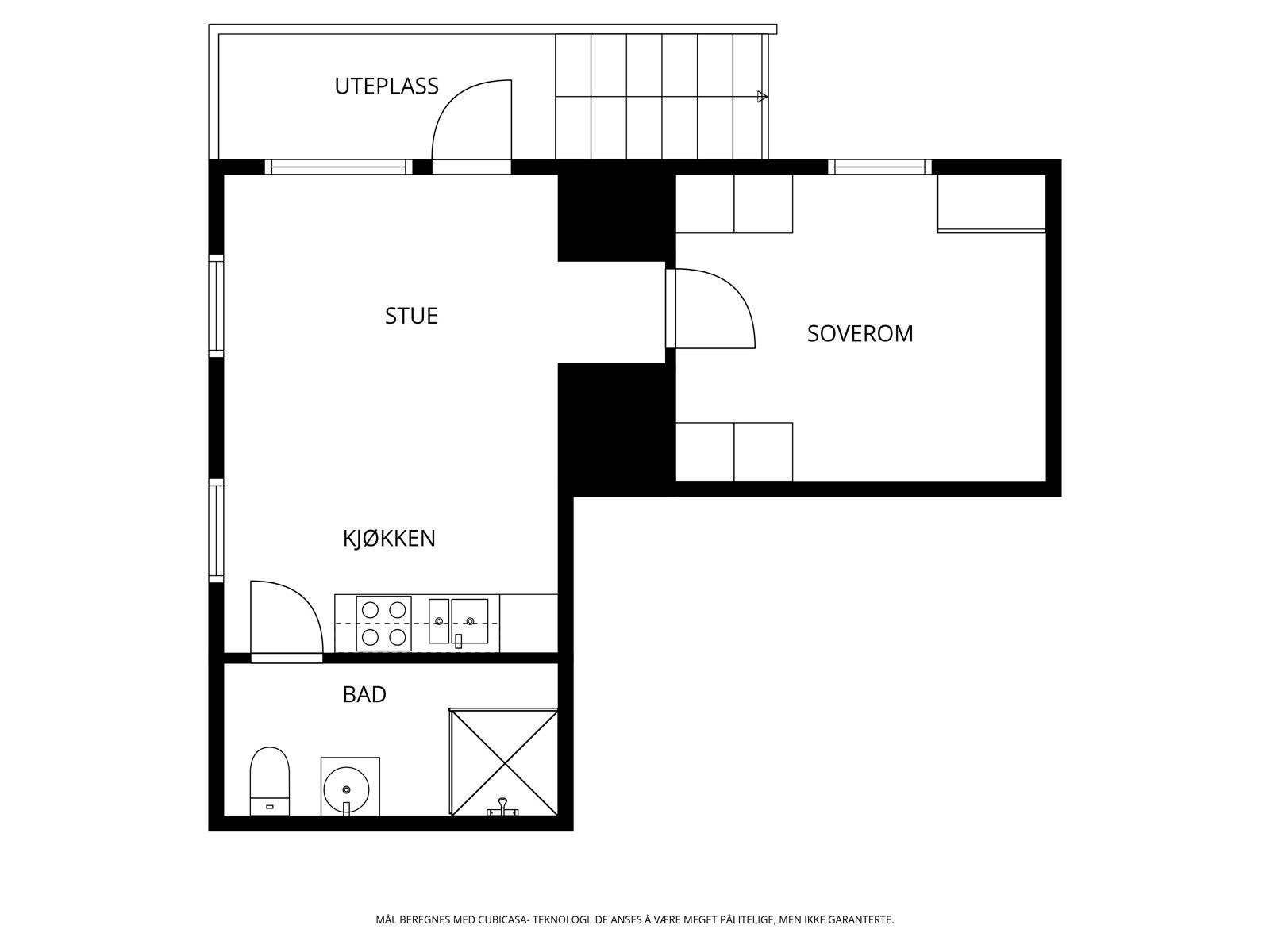 Kjeller i hovedbolig (foreligger ikke tegninger på omsøkt til beboelse) Galleribilde