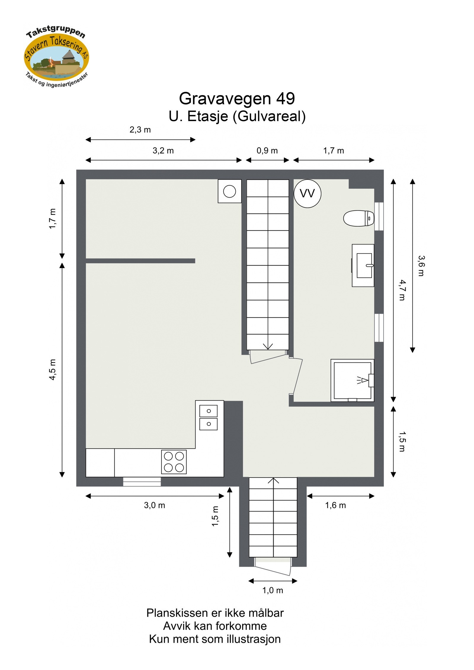 Plantegning - kjeller Galleribilde