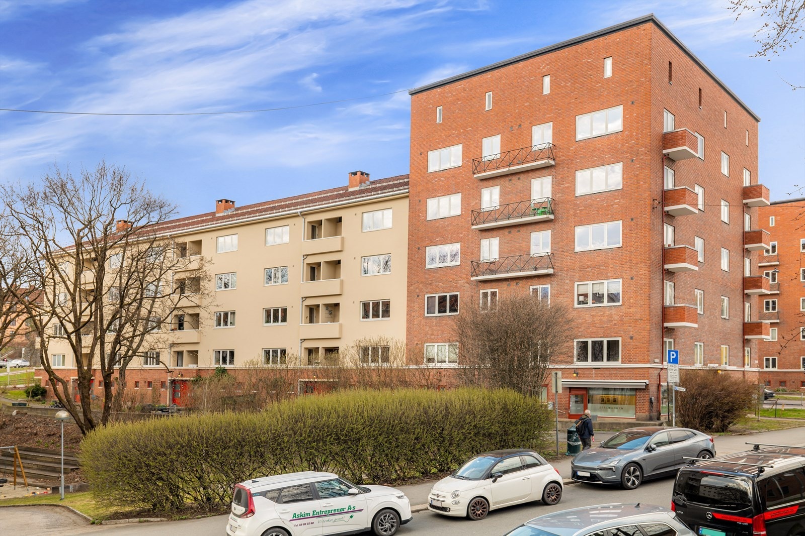 Den flotte funkisgården fra 1940 ligger sentralt i Sagene bydel - rett ved Ilaparken. Galleribilde