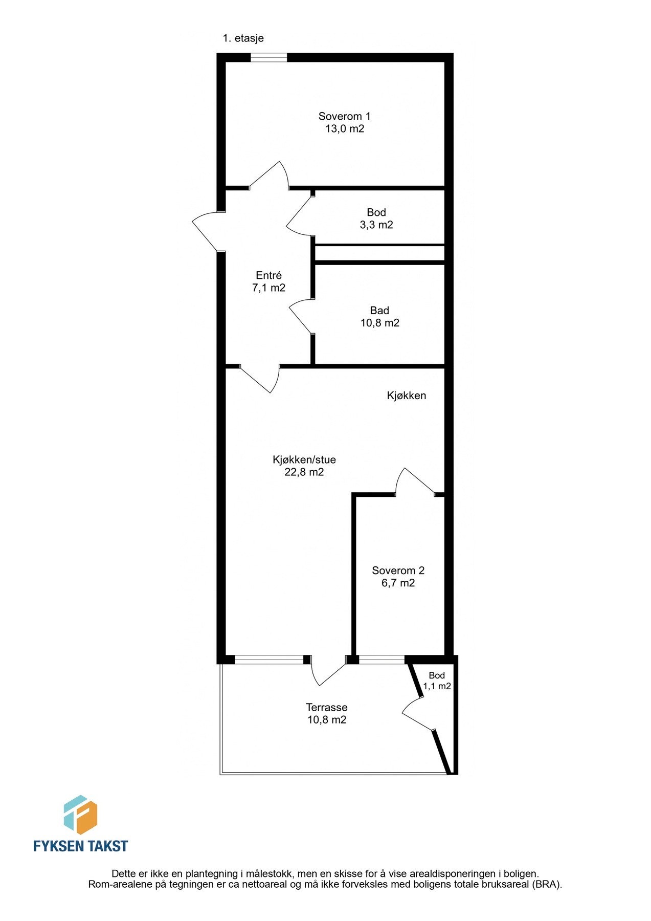 Planskisse Galleribilde