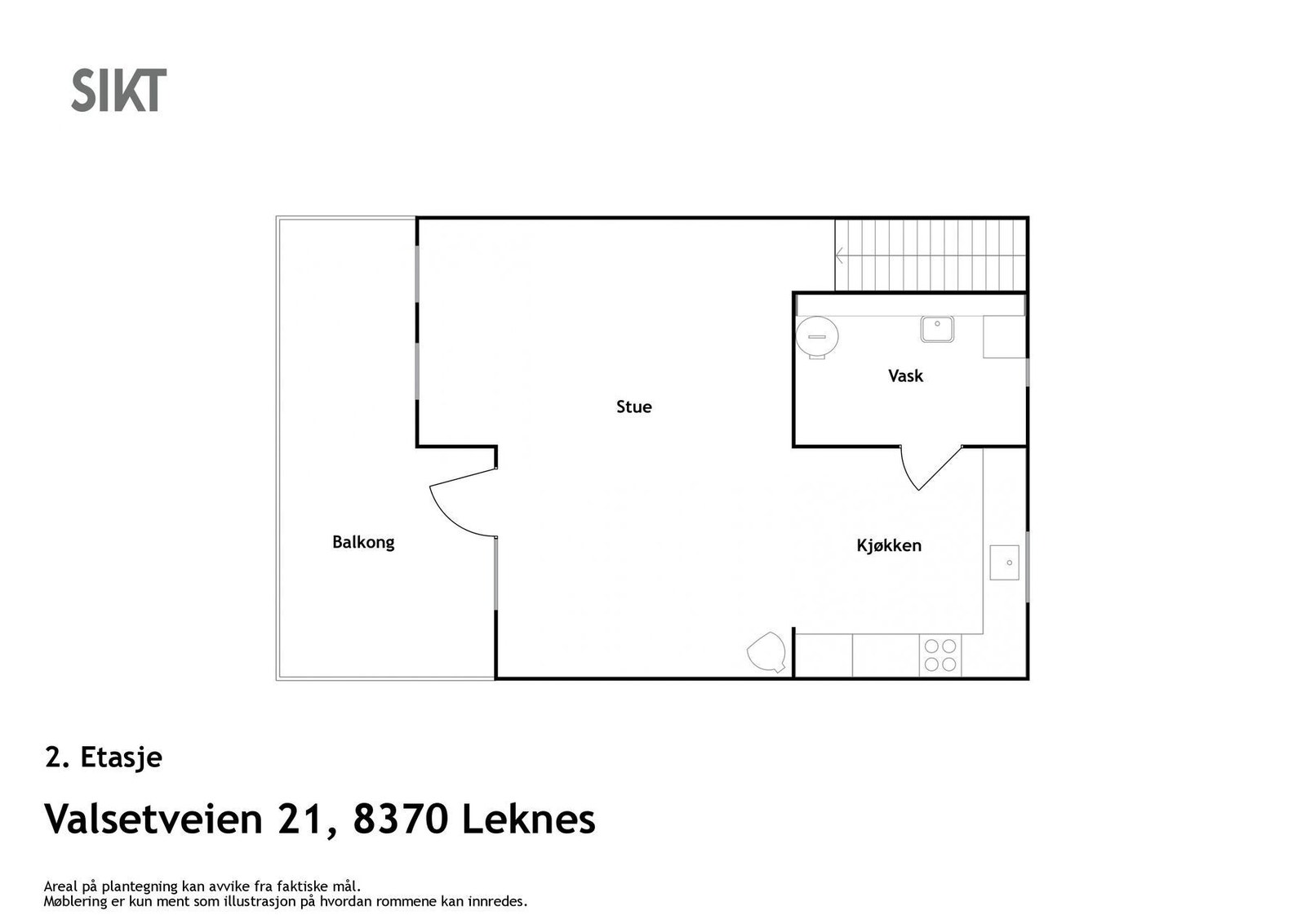 Planskisse 2. Etasje Galleribilde
