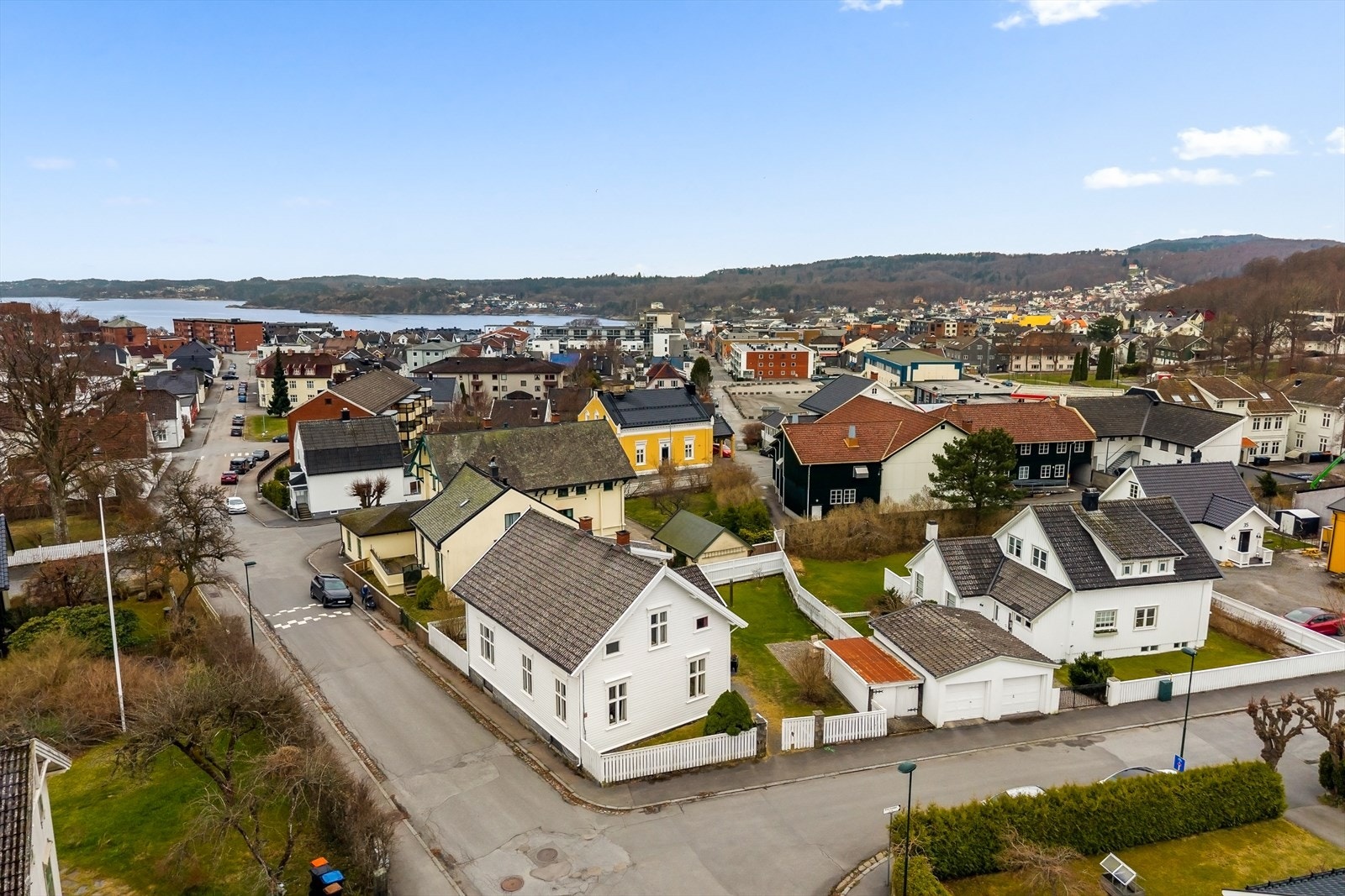 Oversiktsbilde tatt med drone. Galleribilde