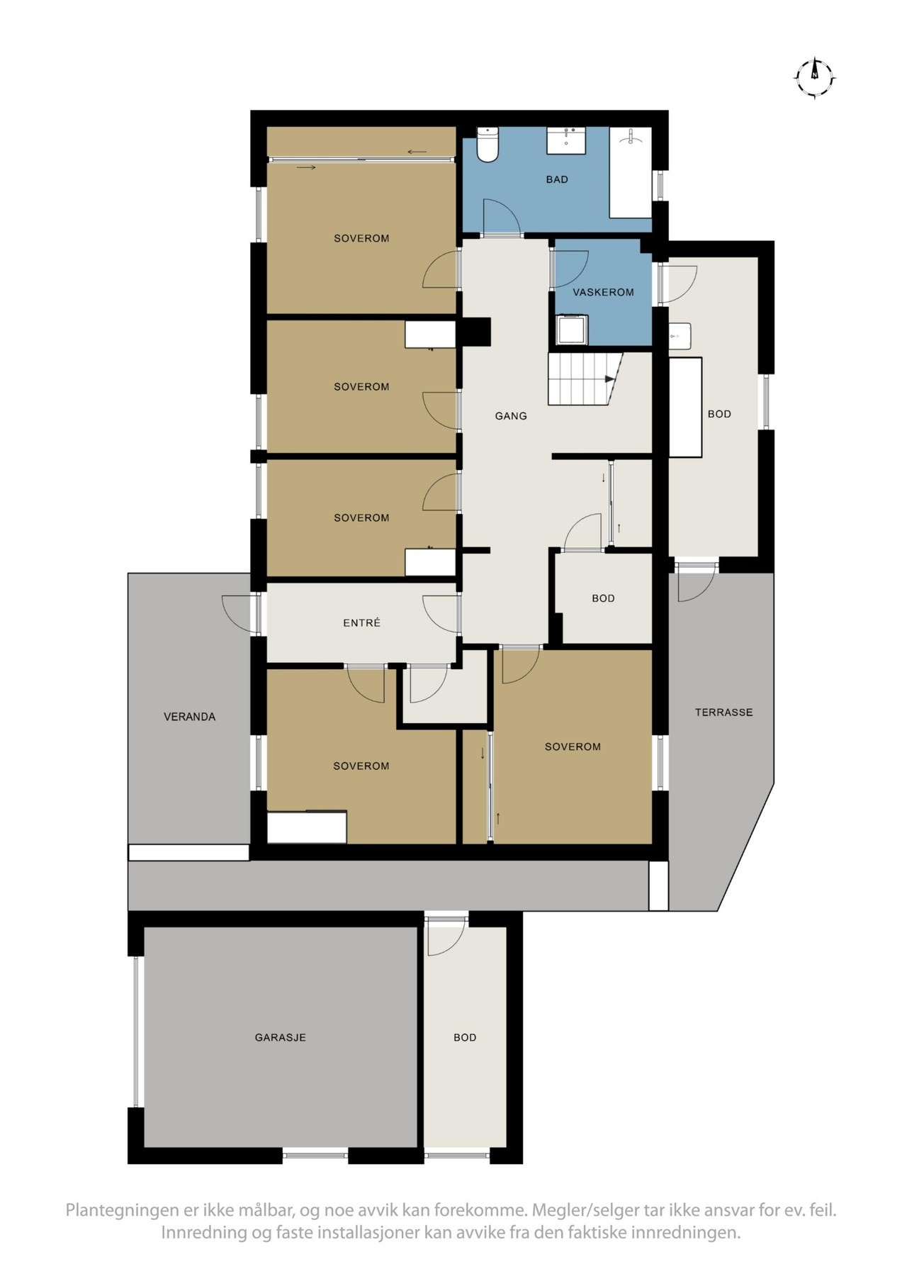 Planskisse Galleribilde