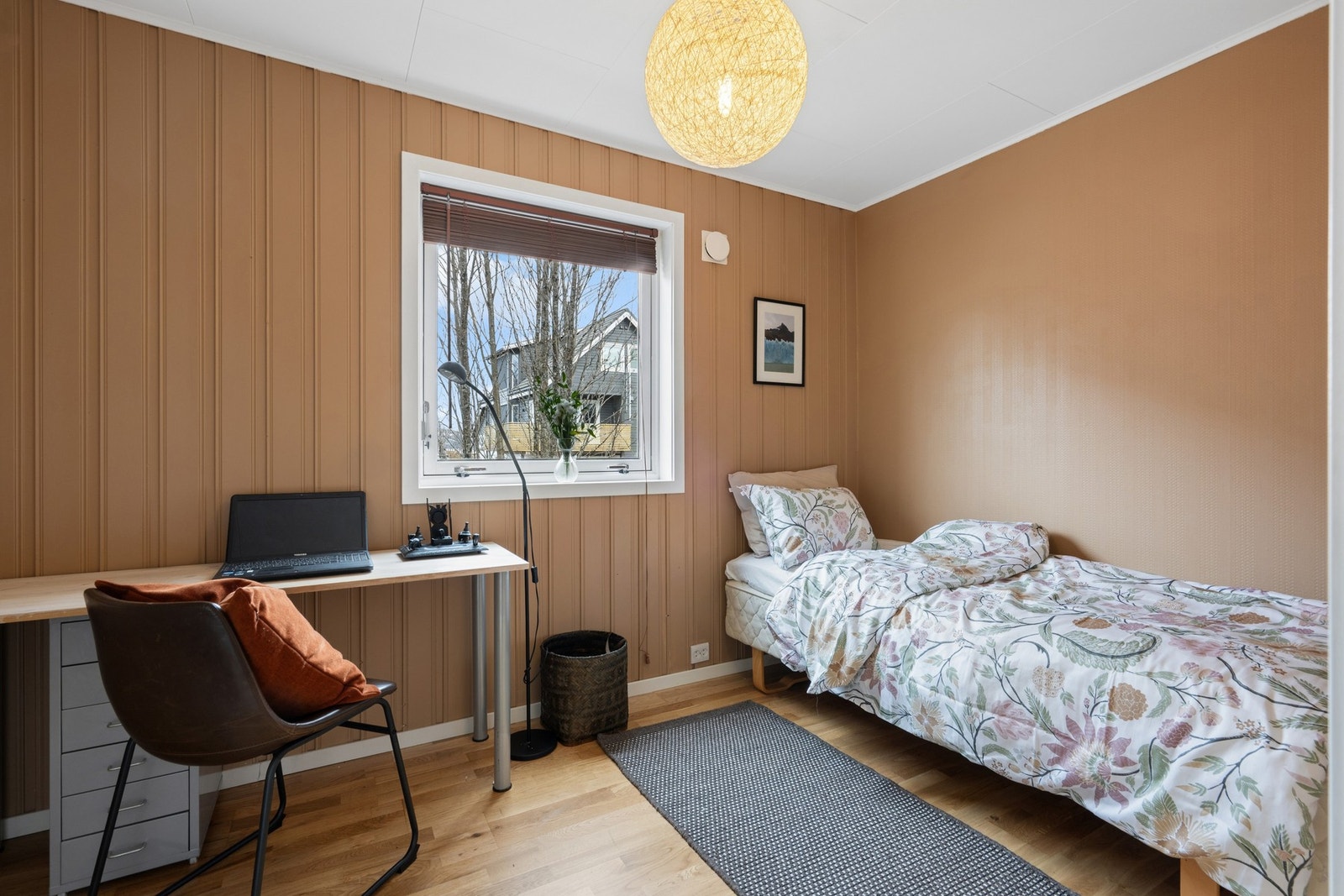 Det siste soverommet ligger i denne etasjen. Galleribilde