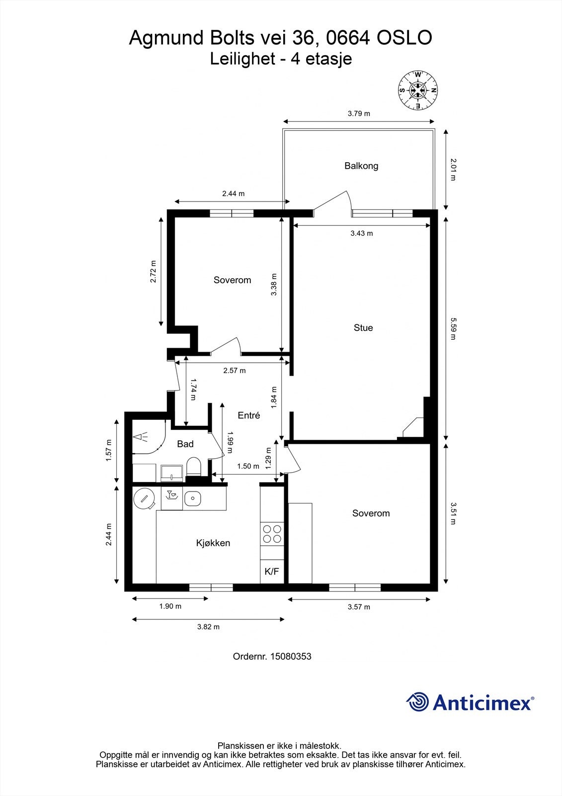 Plantegning Galleribilde