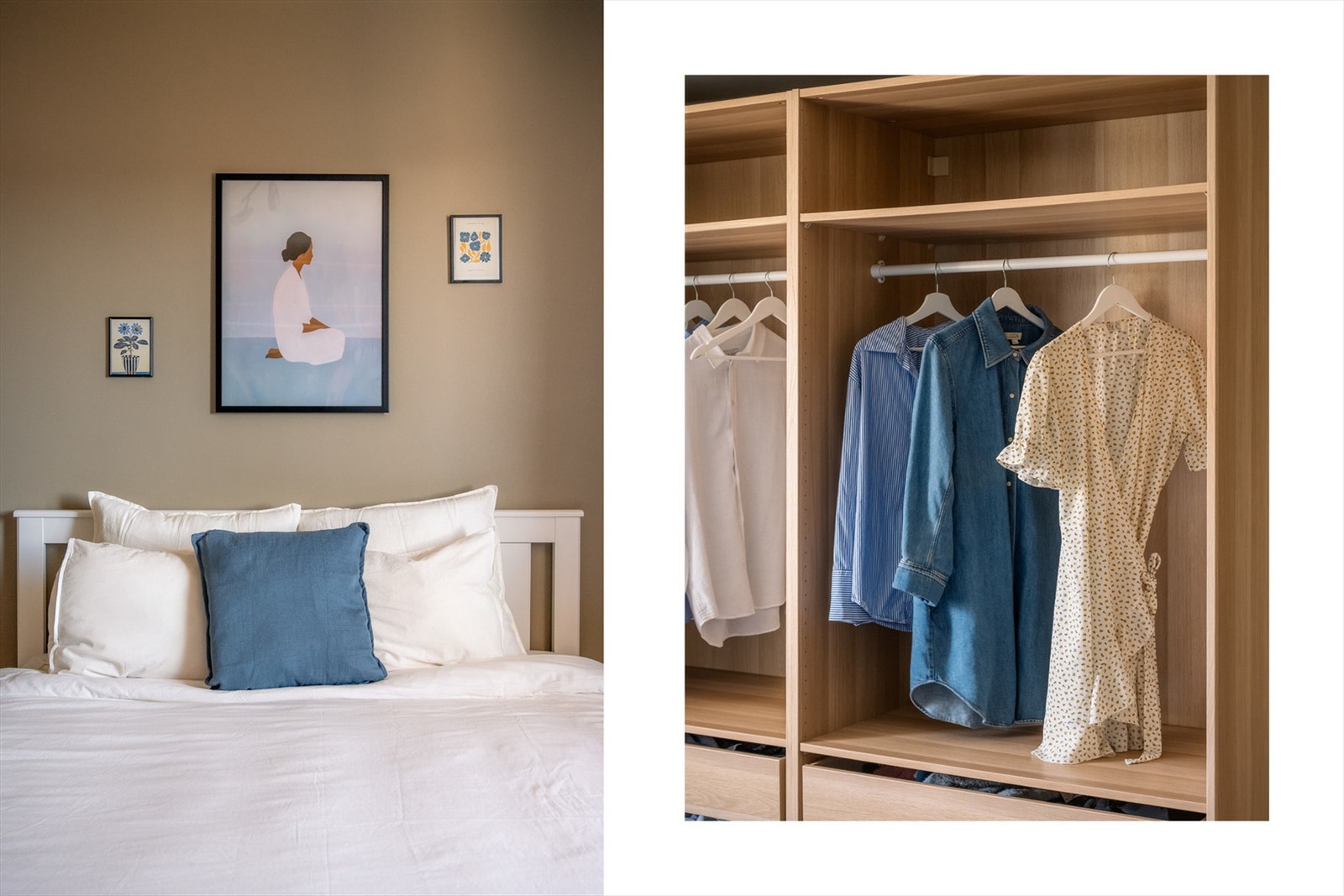 Her kan det enkelt innredes med både dobbeltseng og en større garderobeløsning. Galleribilde