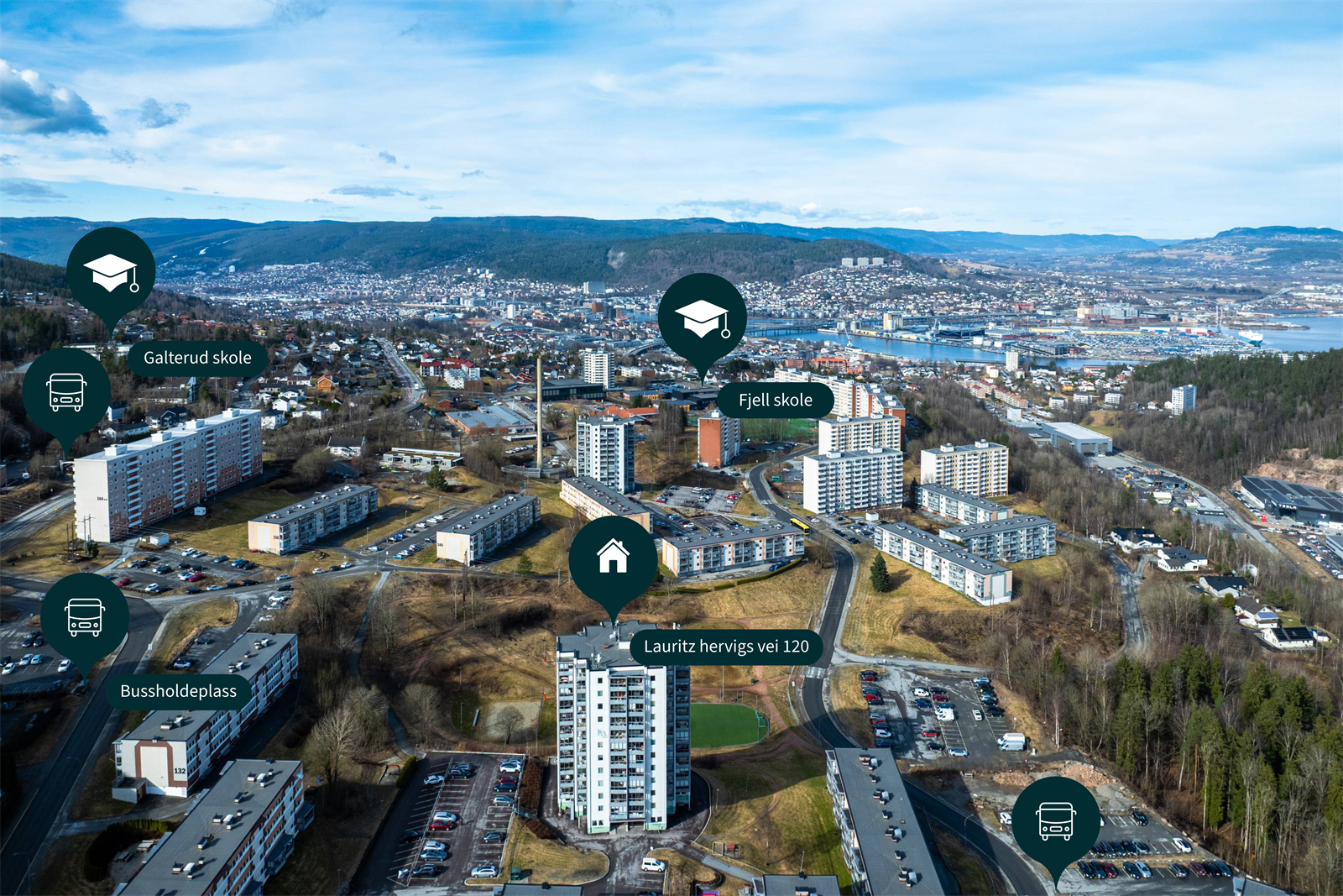 Velkommen til Lauritz Hervigs vei 120! Foto: Shad Madian Galleribilde