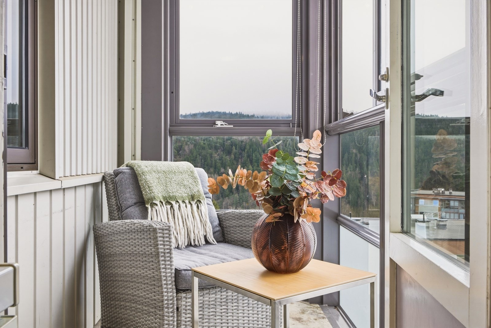 Balkongen er på ca. 3 kvm Galleribilde