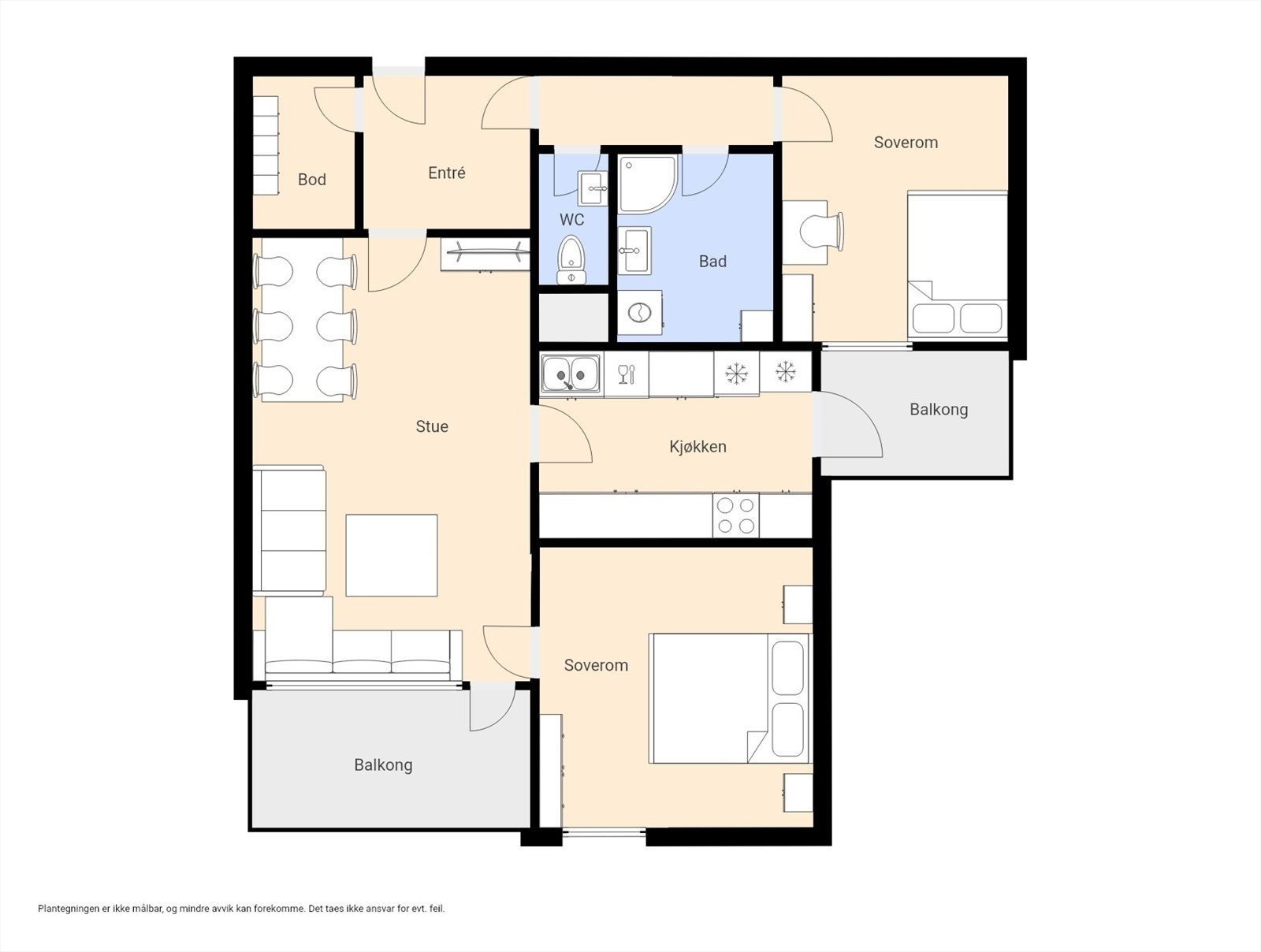 Planskisse Galleribilde