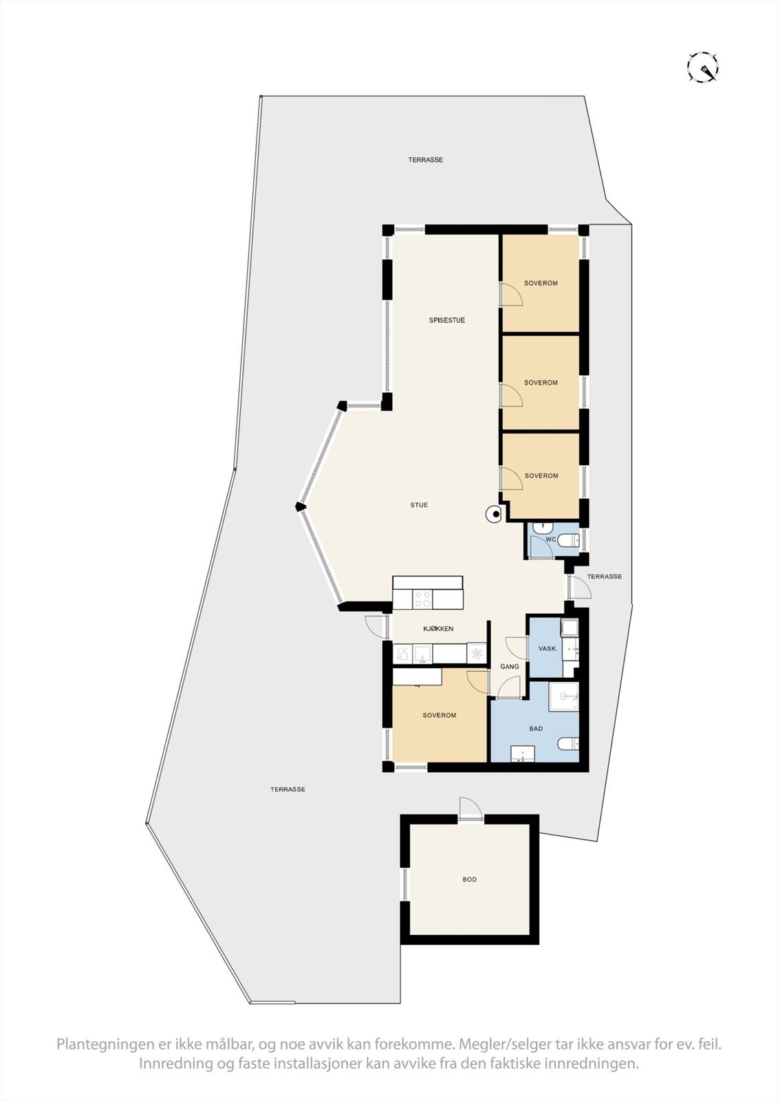 Plantegning Galleribilde