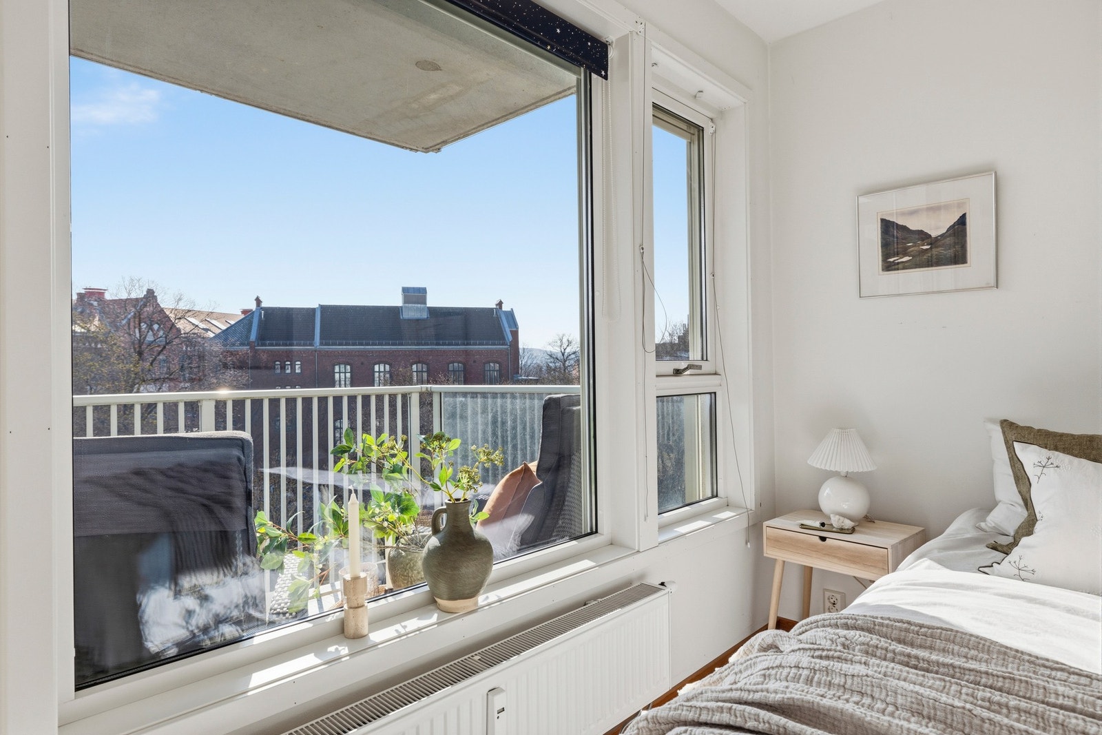 En lun og skjermet sone i boligen. Galleribilde
