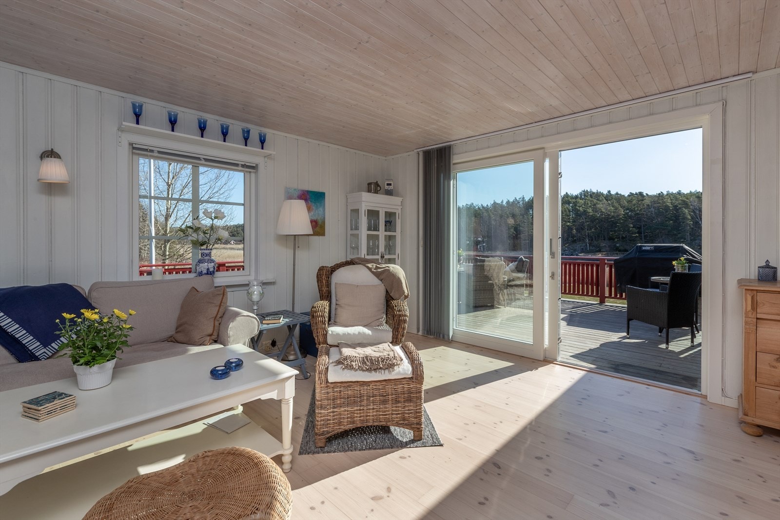 Fine lysforhold i stuen Galleribilde