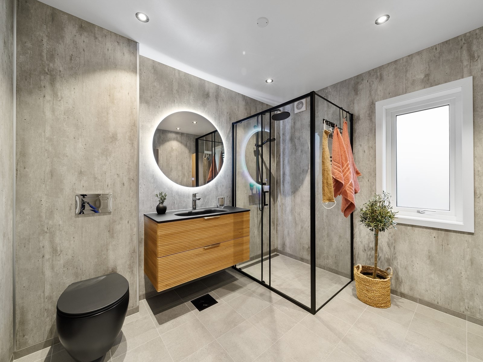 Bad/wc ble etablert i 2025. Stilrent innredet! Galleribilde