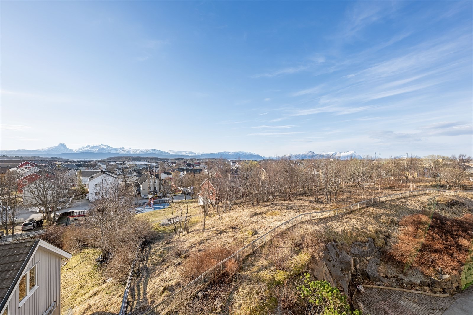 Flott utsikt fra balkongen. Galleribilde